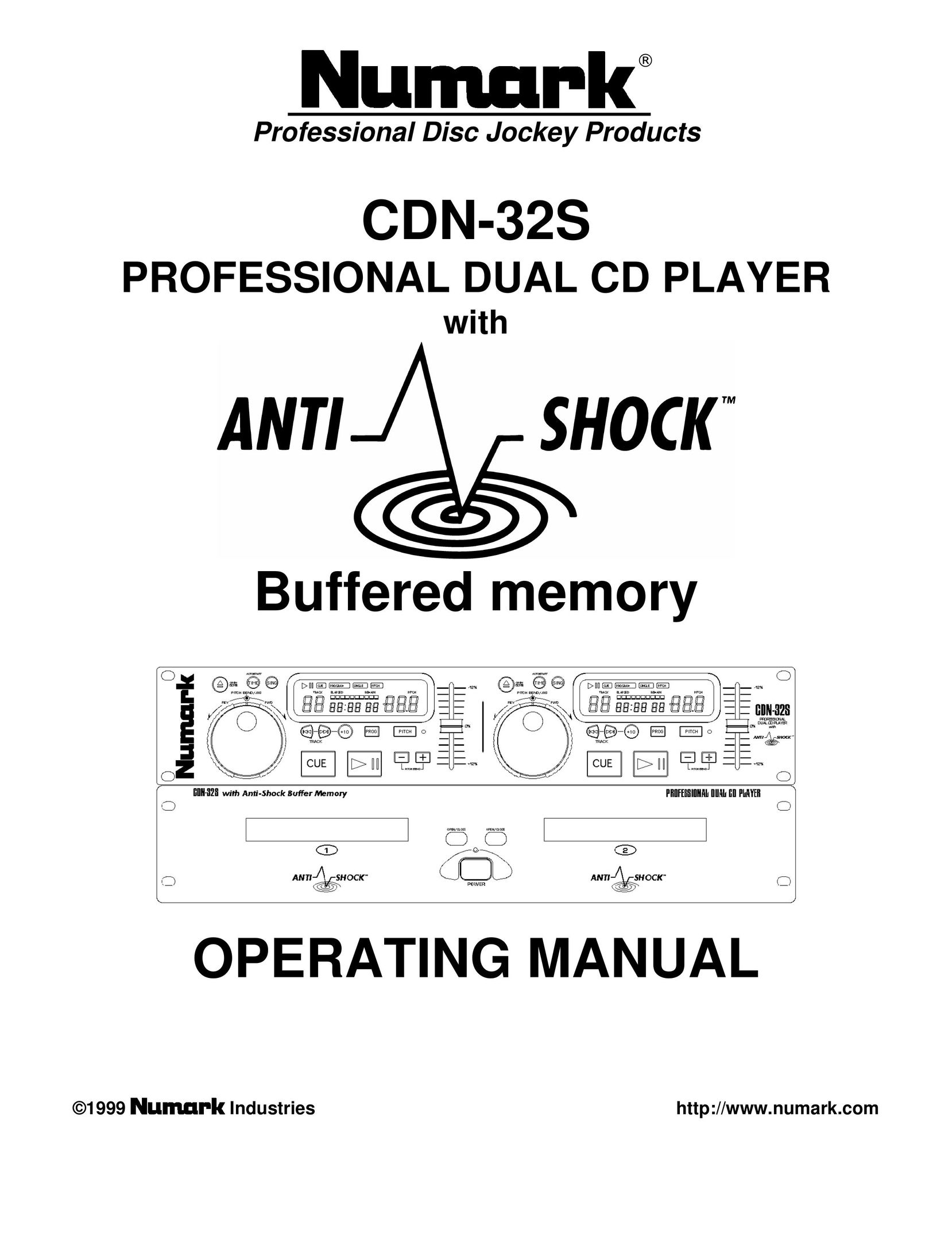 Numark Industries CDN-32S CD Player User Manual