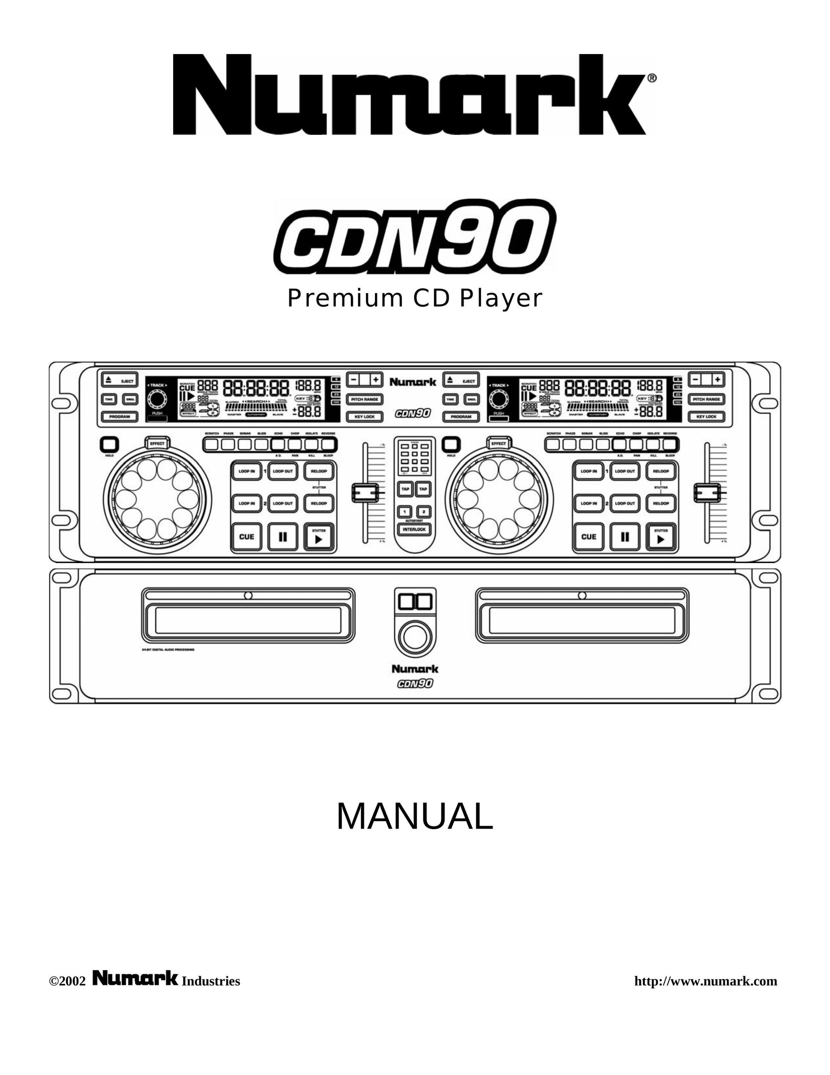 Numark Industries CDN90 CD Player User Manual