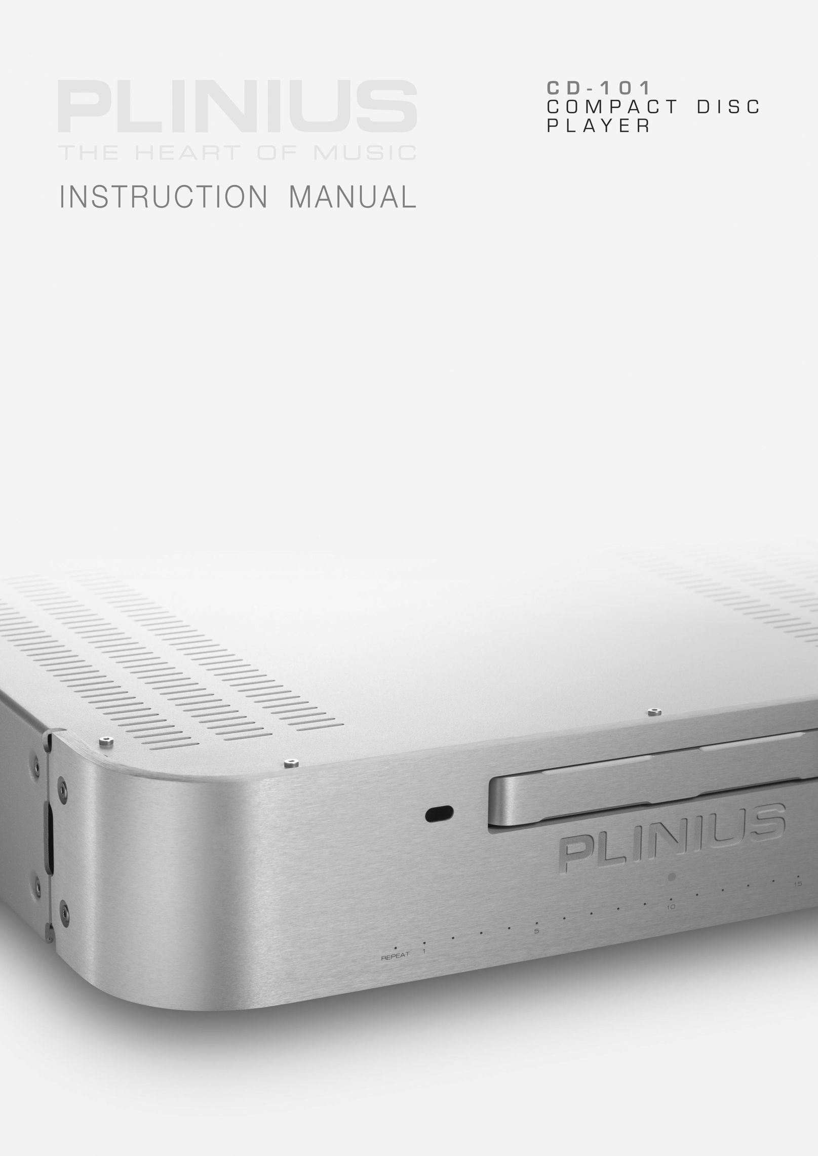 Plinius Audio CD101 CD Player User Manual