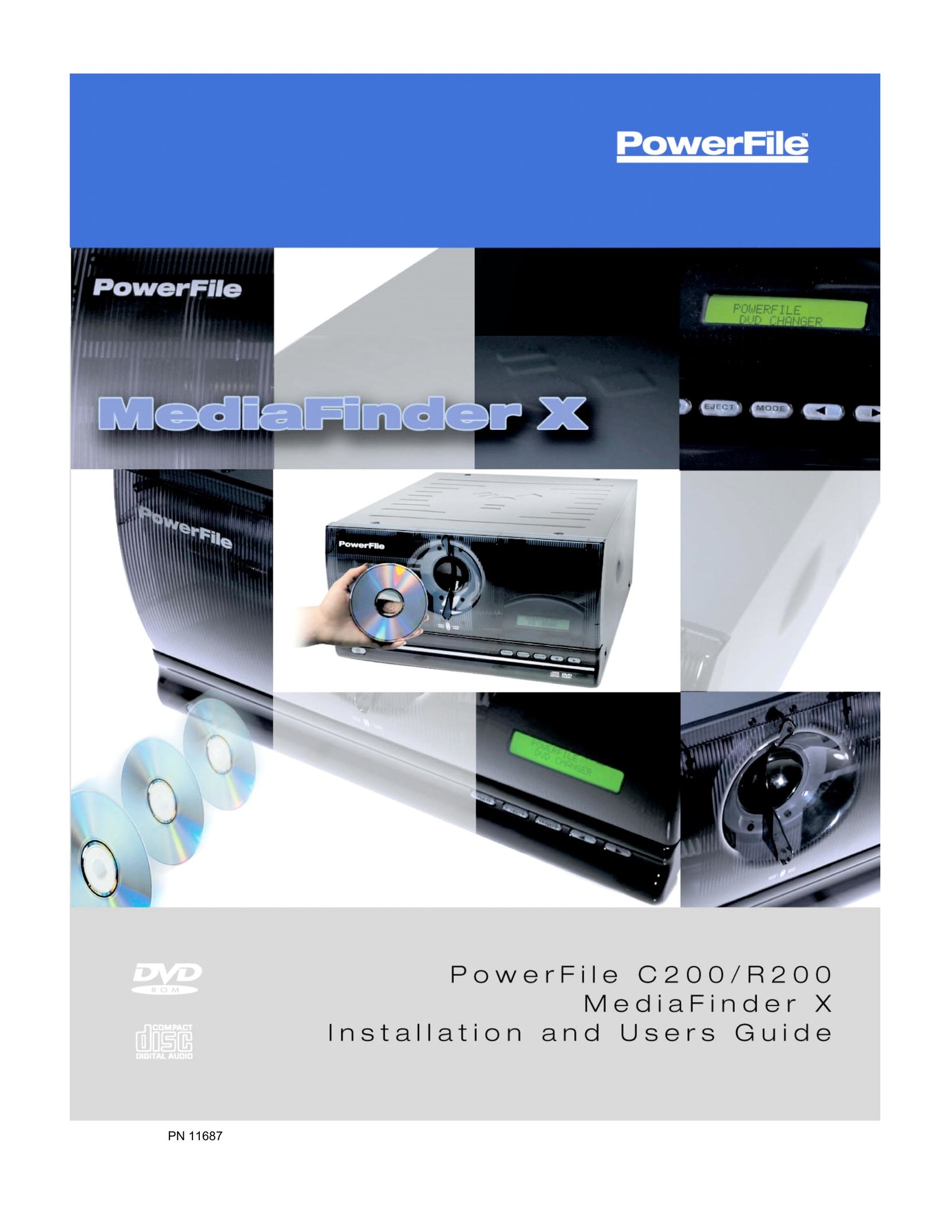 PowerFile C200 CD Player User Manual