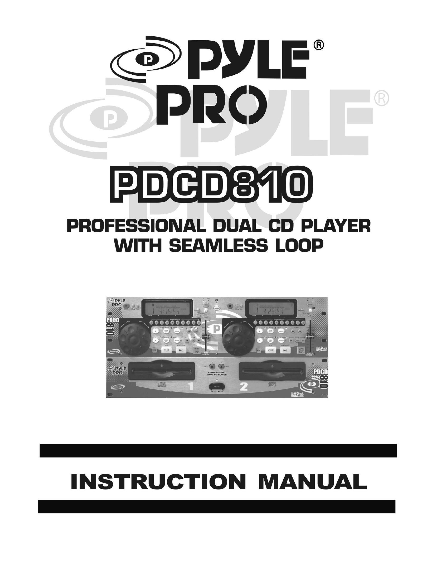 Radio Shack PDCD810 CD Player User Manual