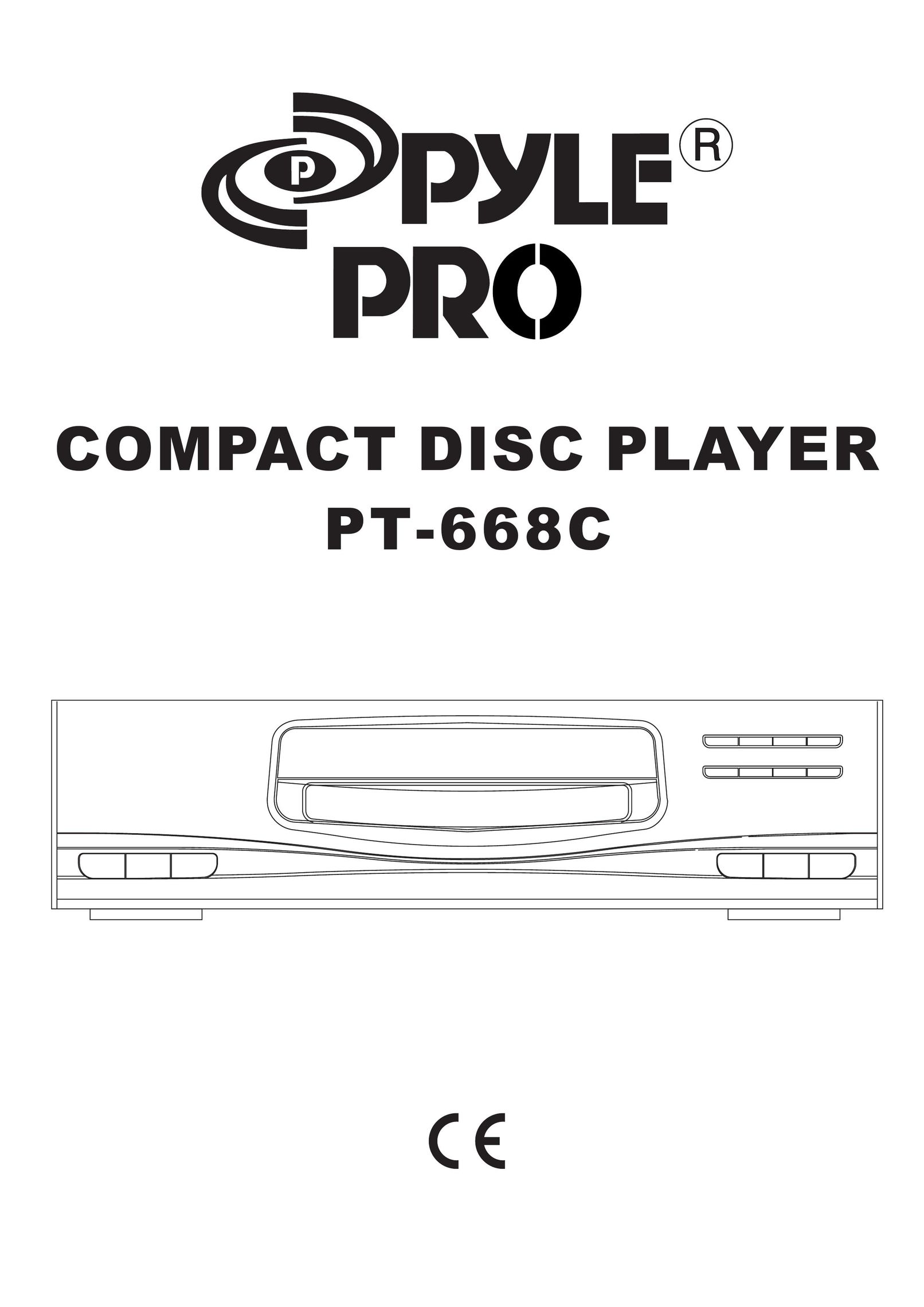 Radio Shack PT-668C CD Player User Manual