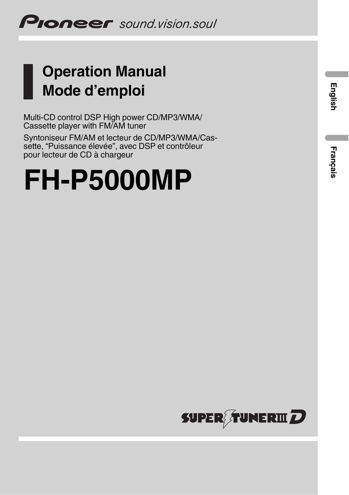 Ricoh FH-P5000MP CD Player User Manual