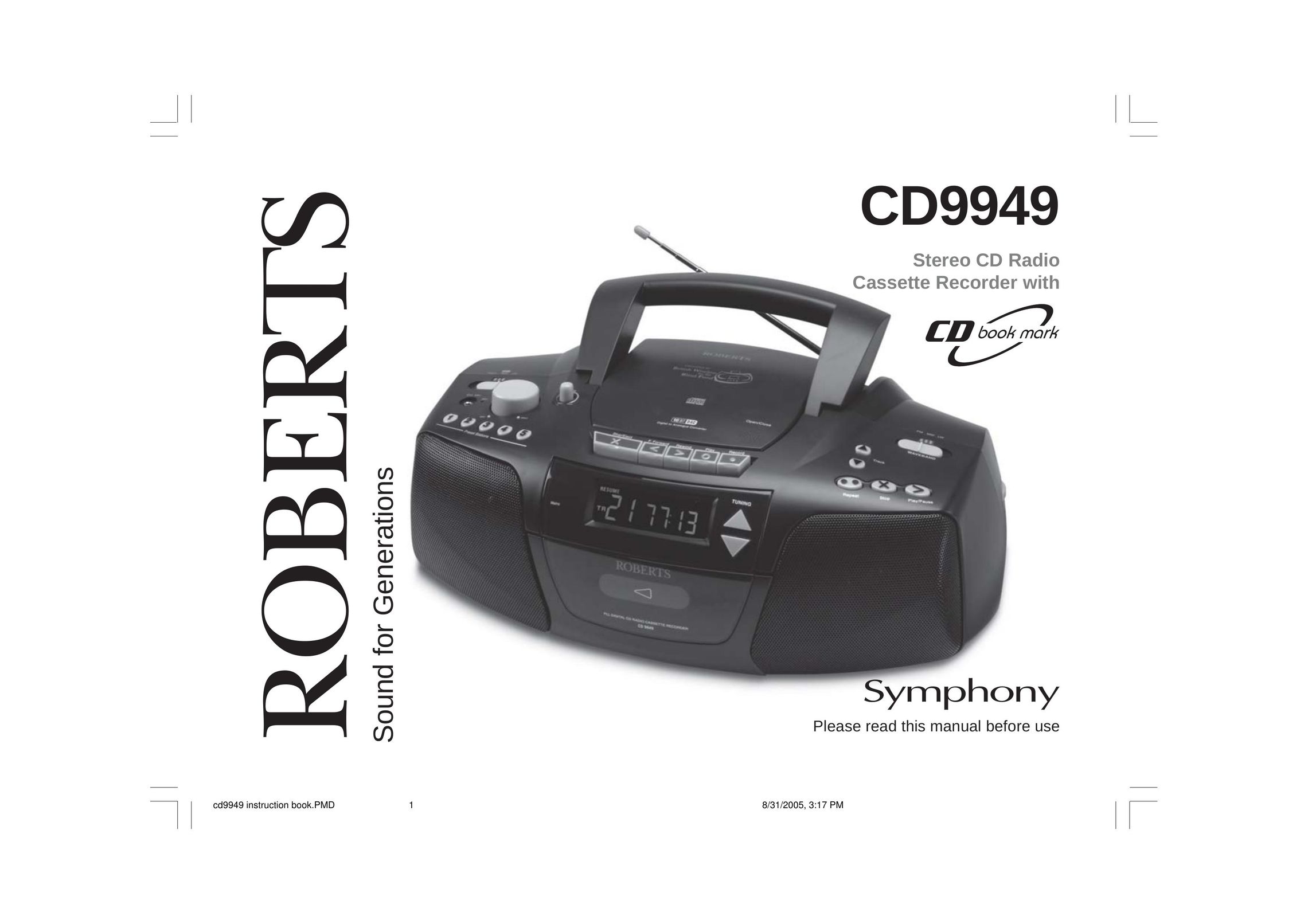 Roberts Radio CD9949 CD Player User Manual