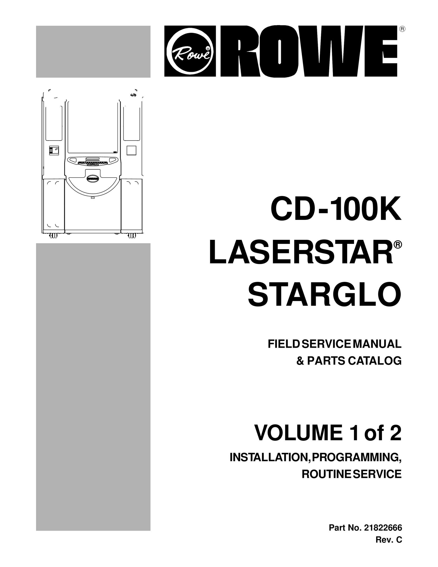 Rowe CD-100K CD Player User Manual