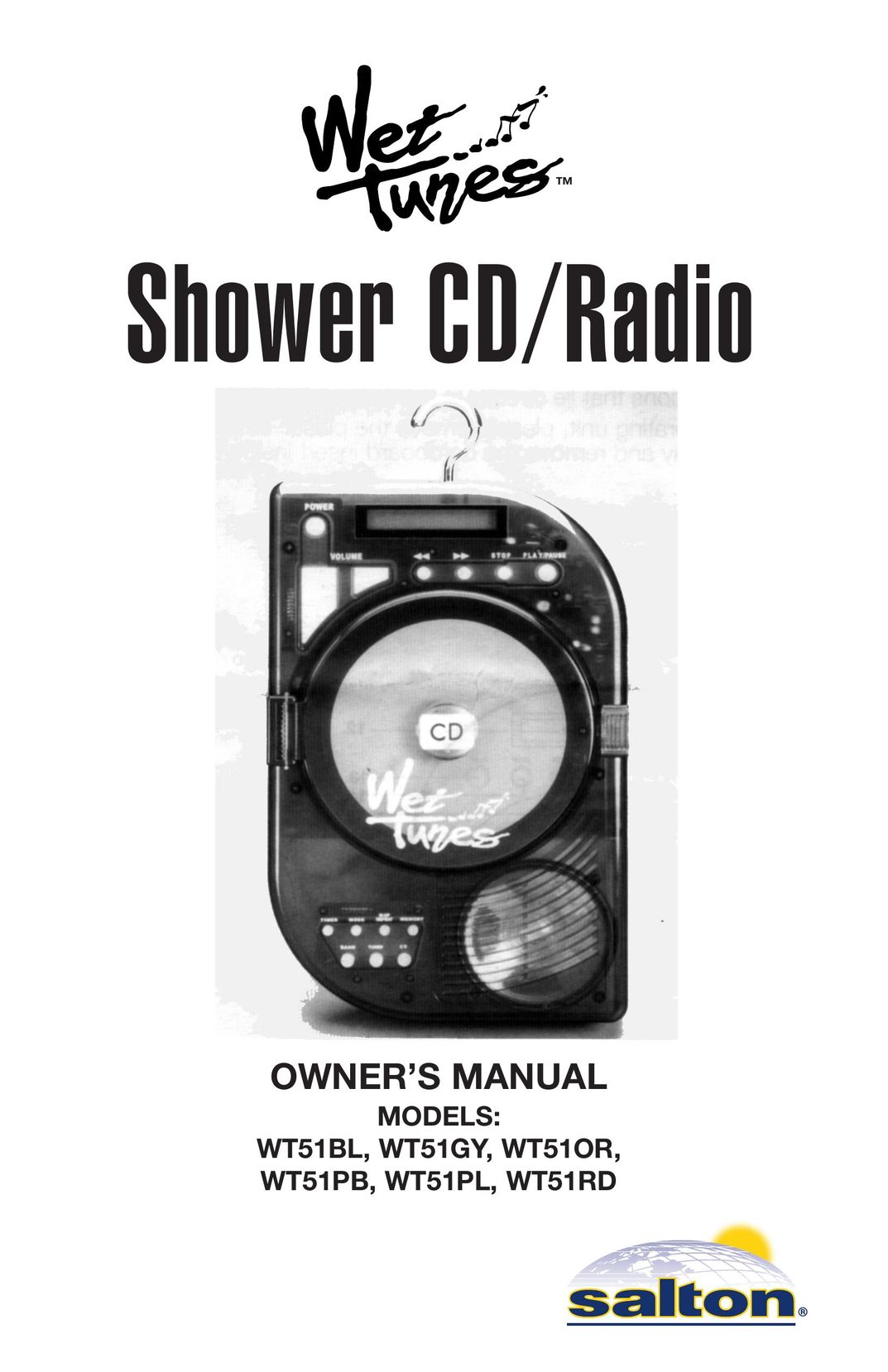Salton WT51GY CD Player User Manual