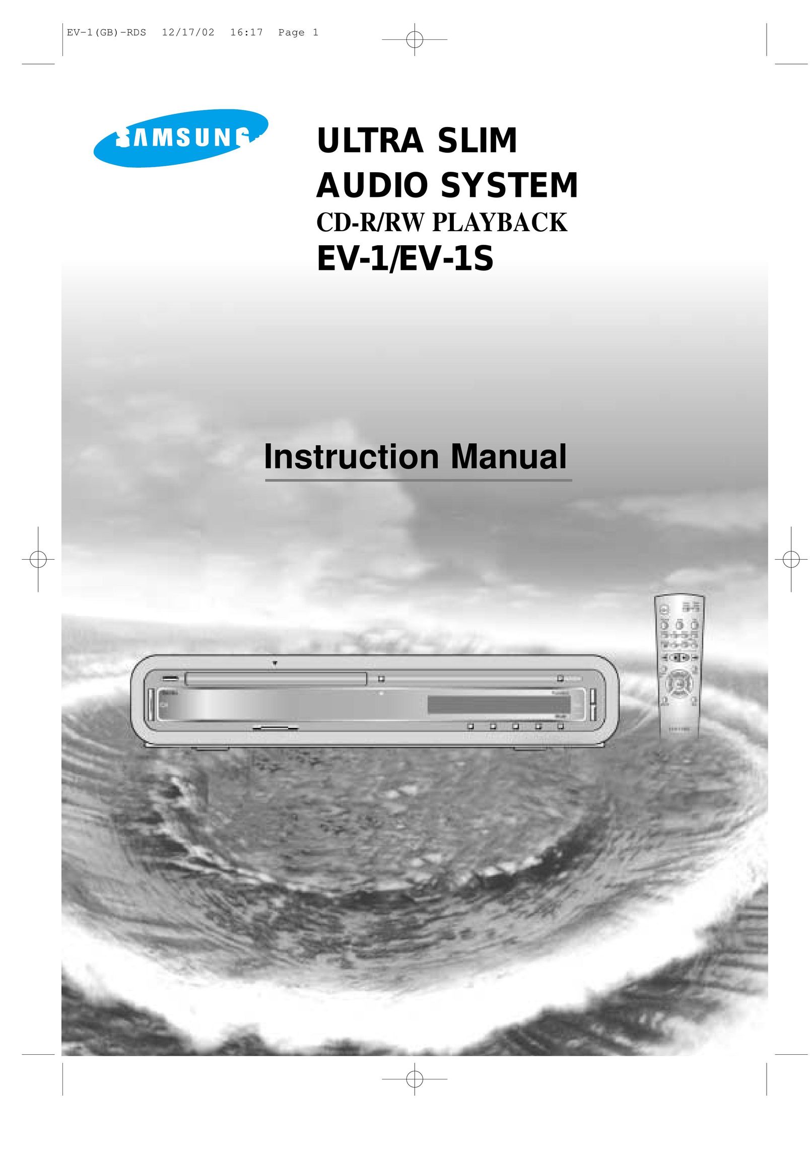 Samsung EV-1 CD Player User Manual