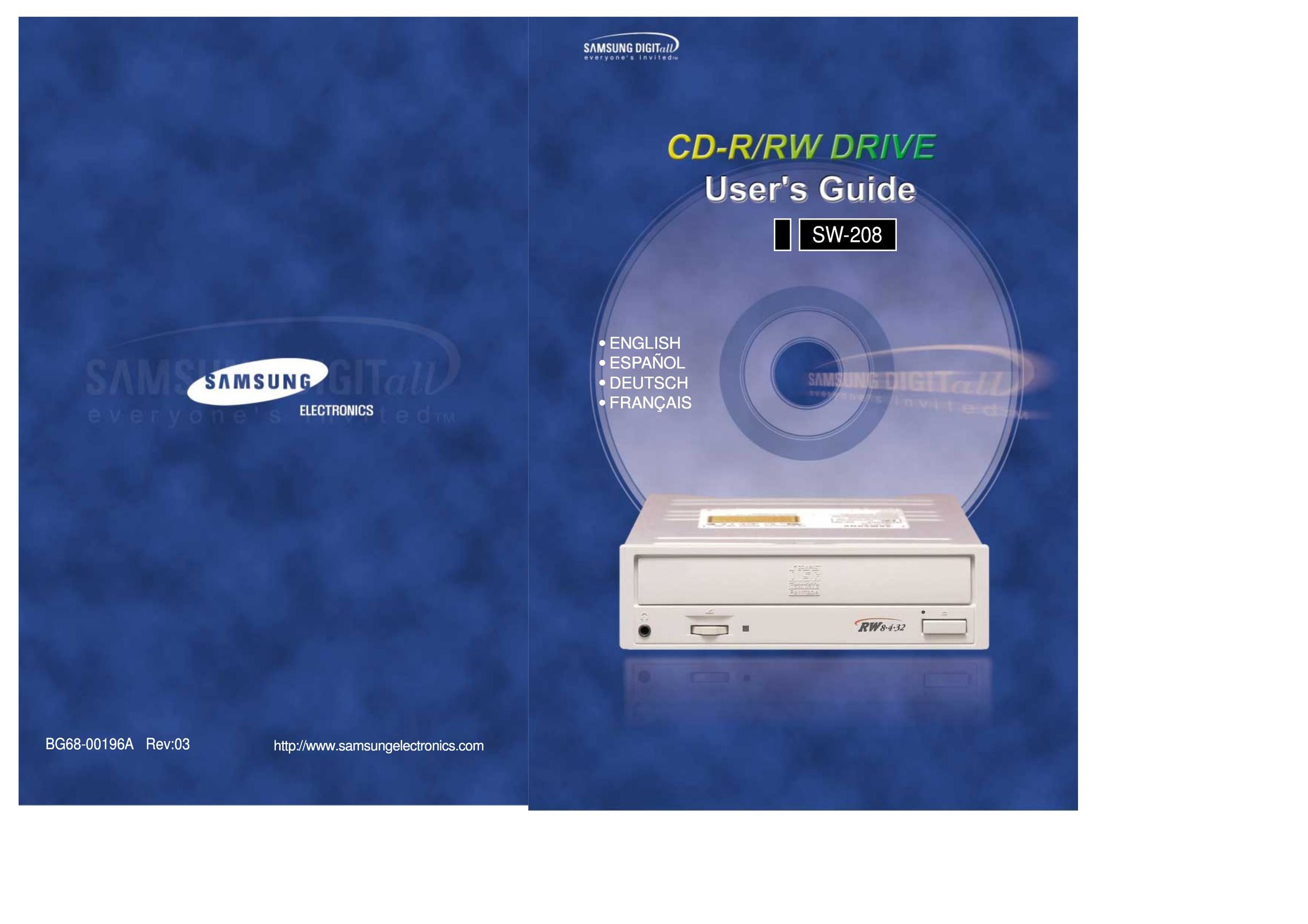 Samsung SW-208 CD Player User Manual