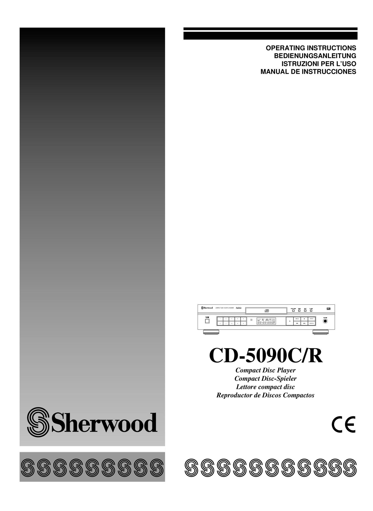 Sherwood CD-5090C/R CD Player User Manual