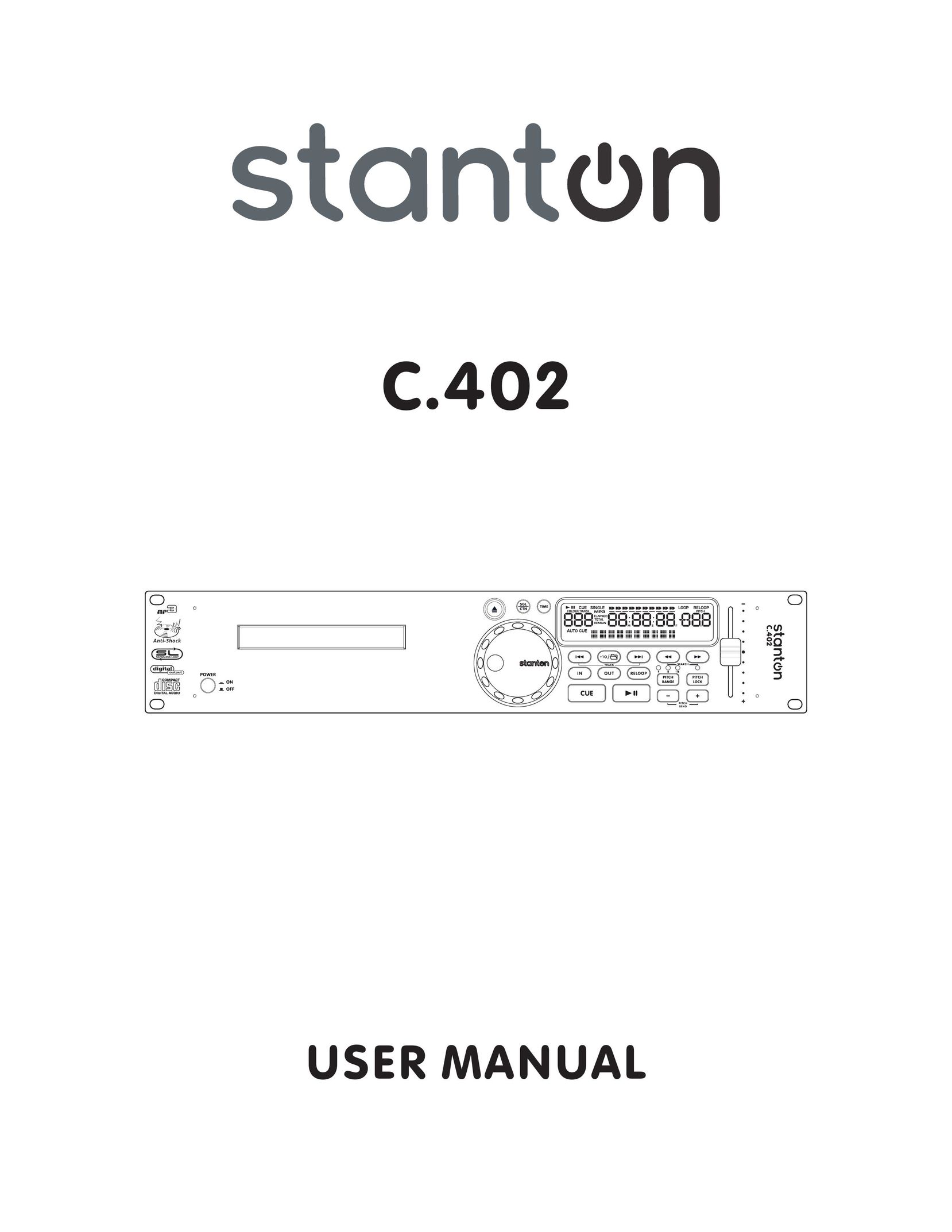 Stanton C.402 CD Player User Manual