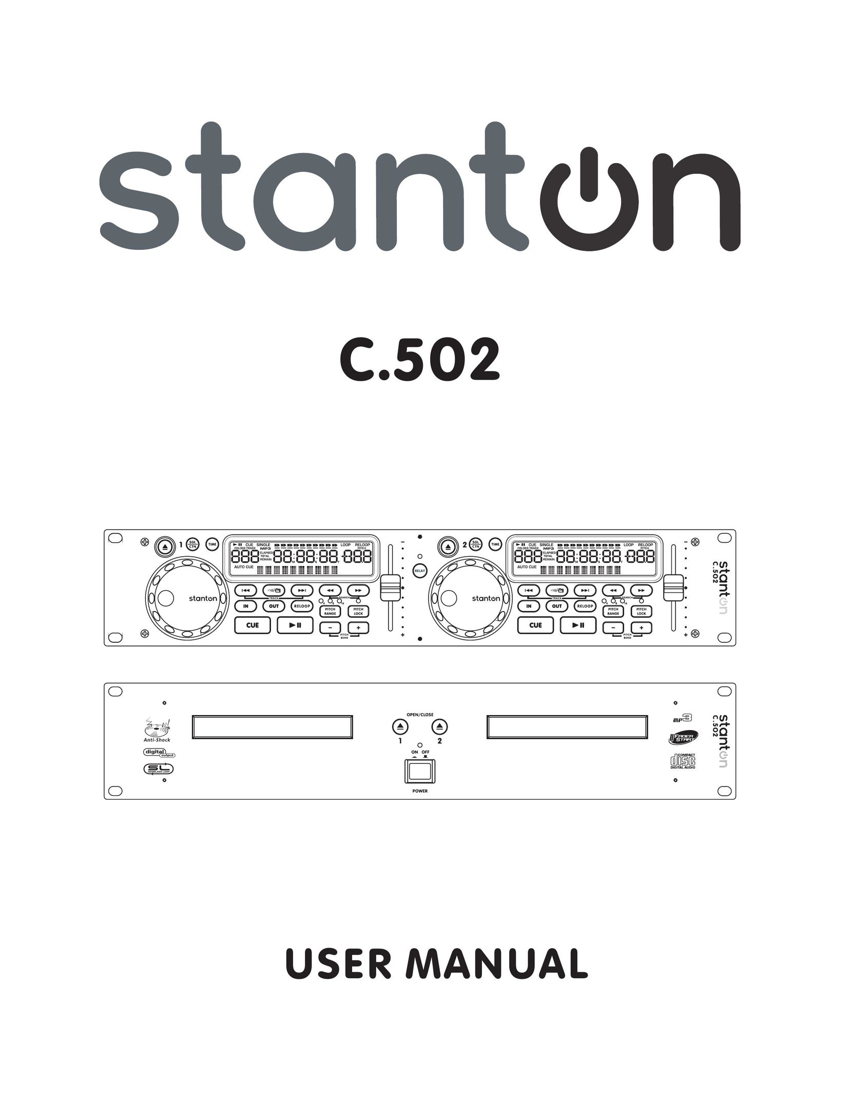 Stanton C.502 CD Player User Manual
