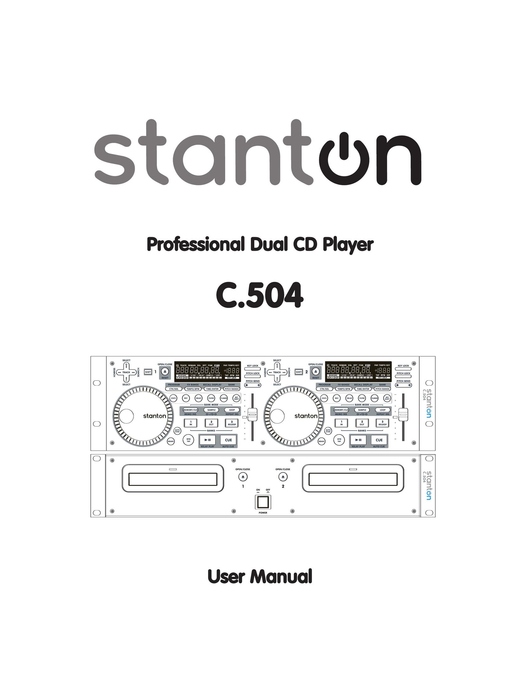Stanton C.504 CD Player User Manual