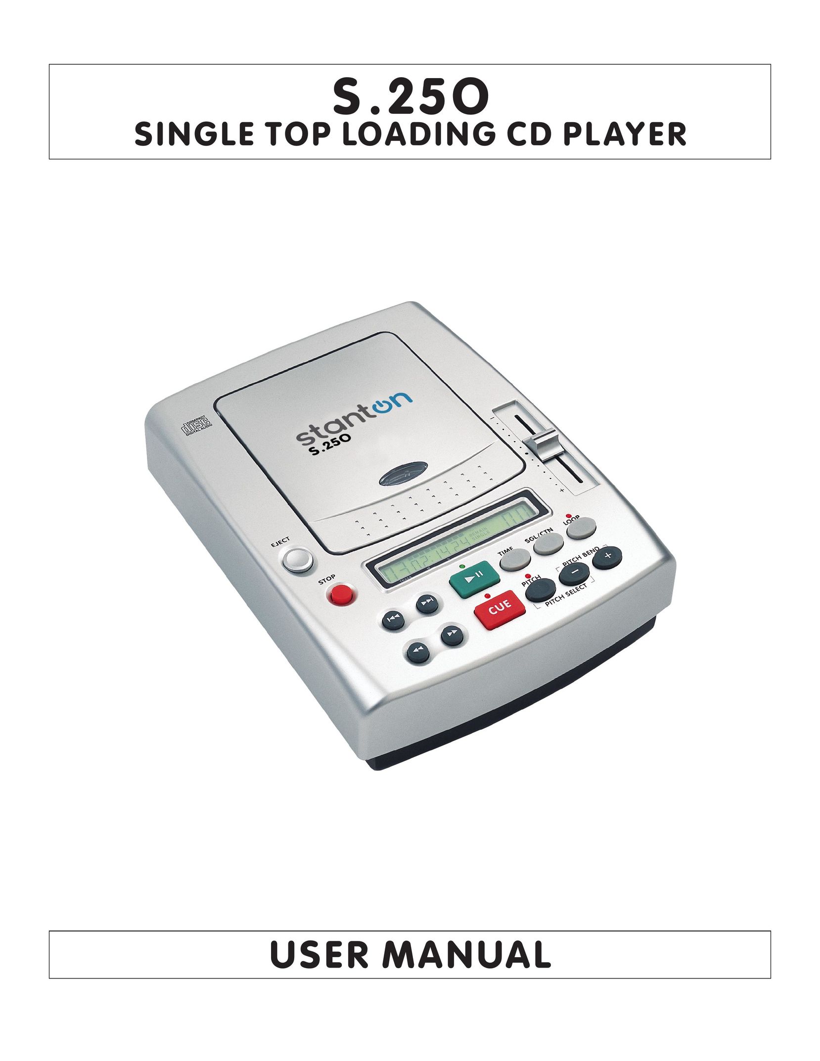 Stanton S.25O CD Player User Manual