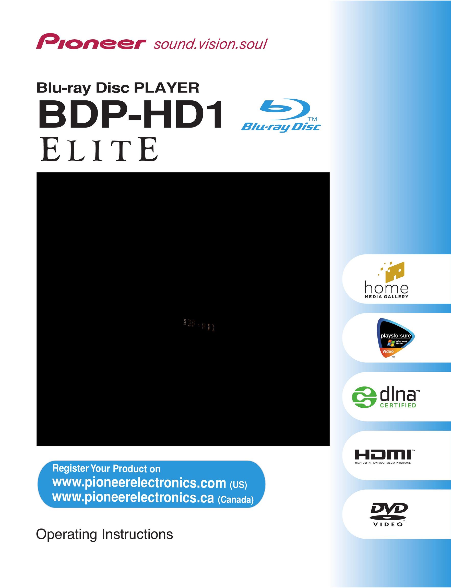 Sun Lawn BDP-HD1 CD Player User Manual