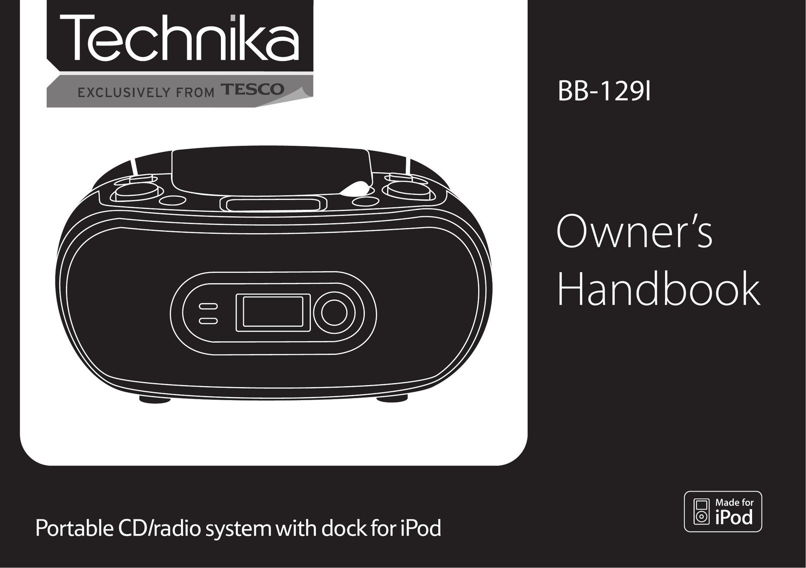 Technika BB-129I CD Player User Manual