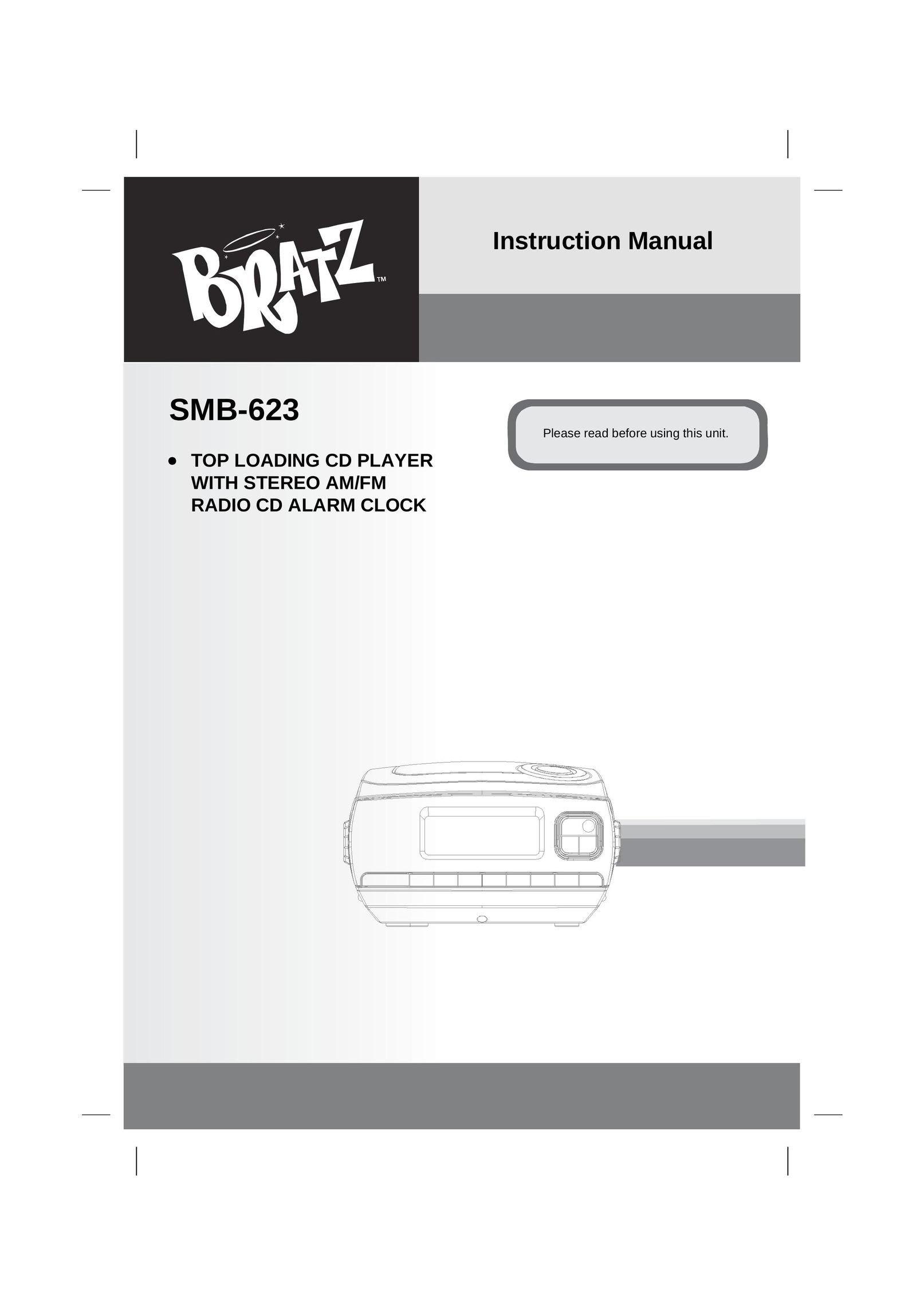 The Singing Machine SMB-623 CD Player User Manual