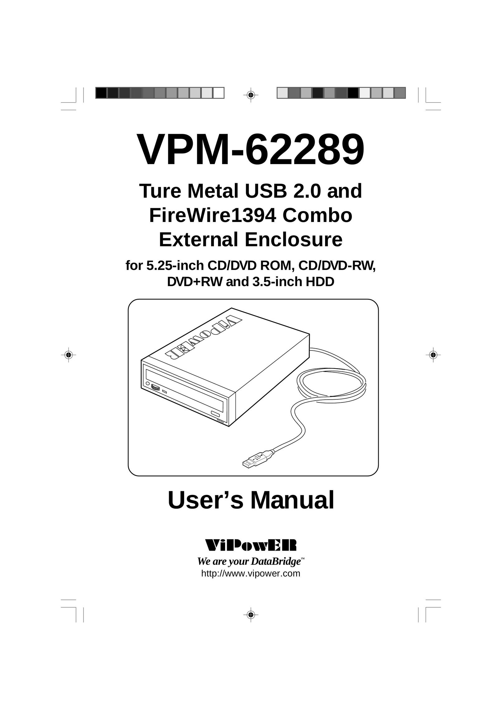 VIPowER VPM-62289 CD Player User Manual