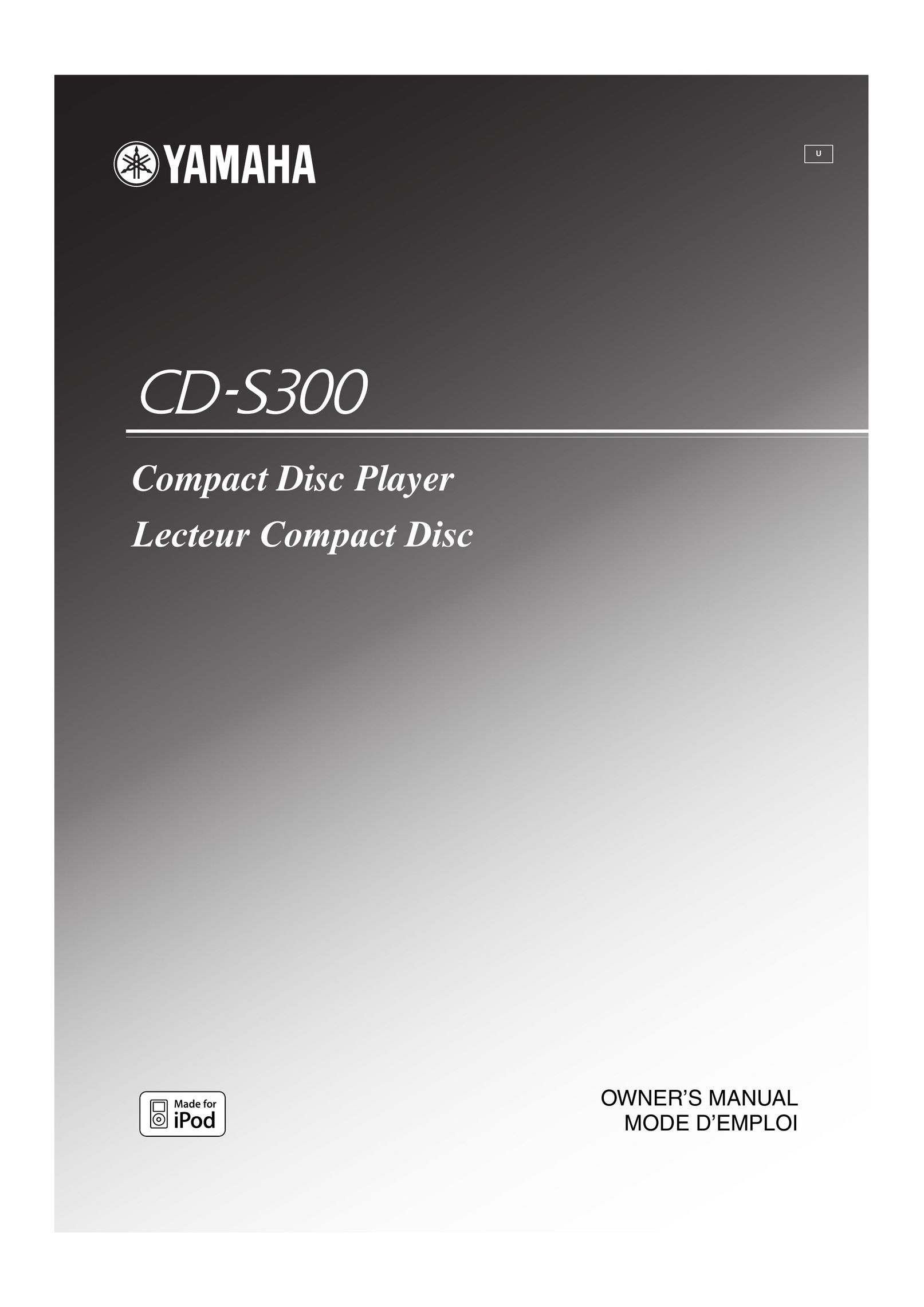Yamaha CD-S300BL CD Player User Manual