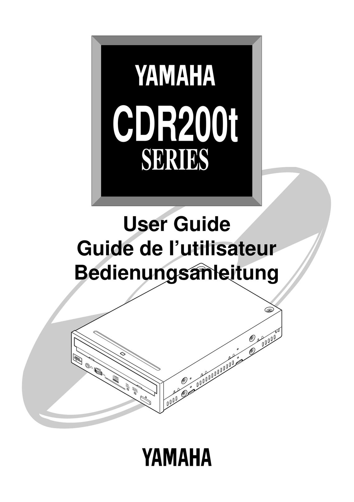 Yamaha CDR200t CD Player User Manual