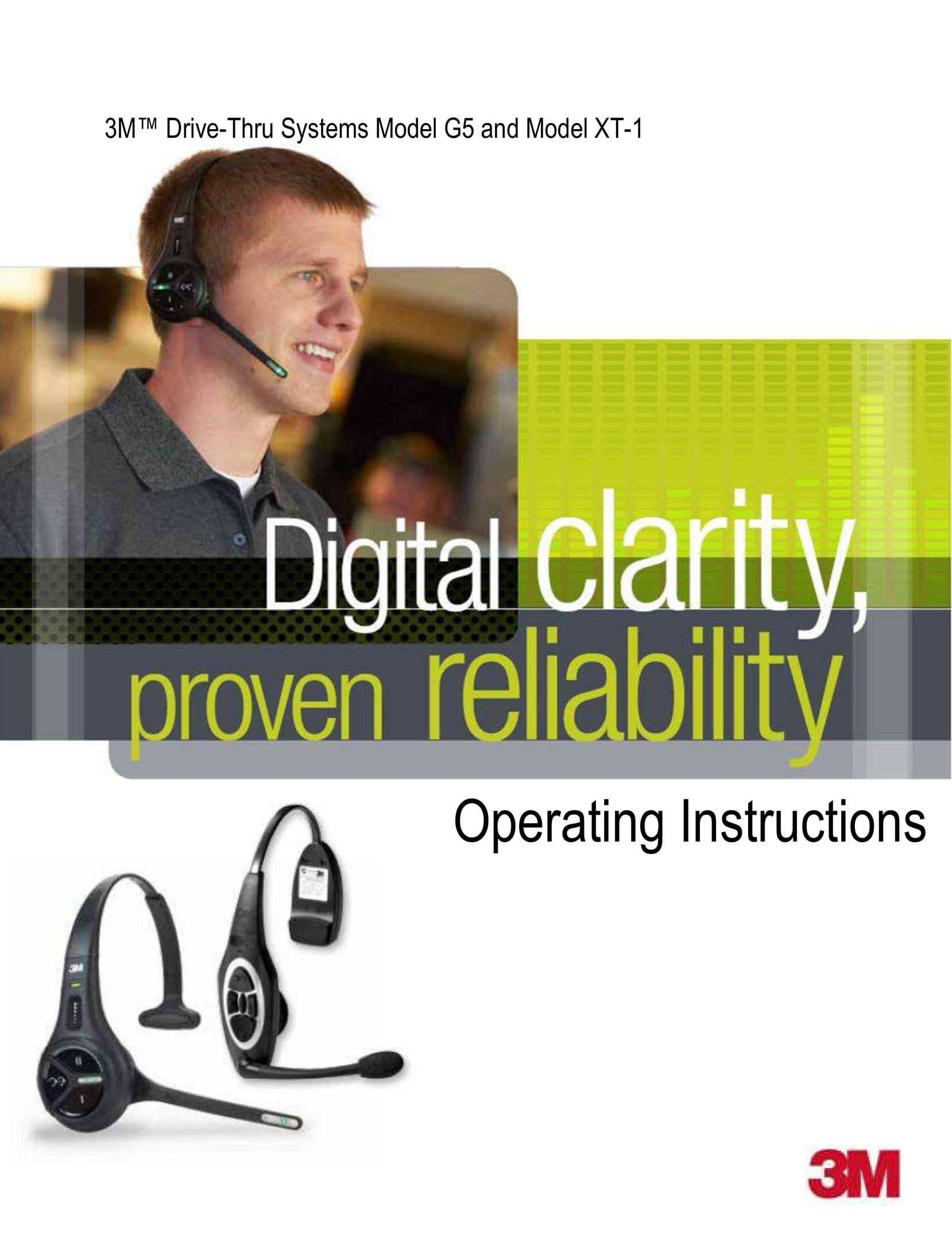 3M XT-1 Headphones User Manual