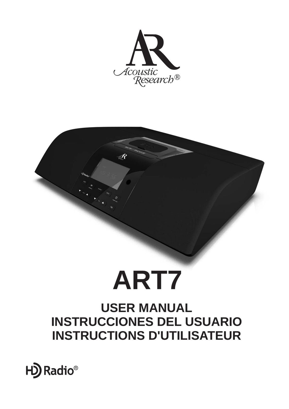 Acoustic Research ART7 Headphones User Manual