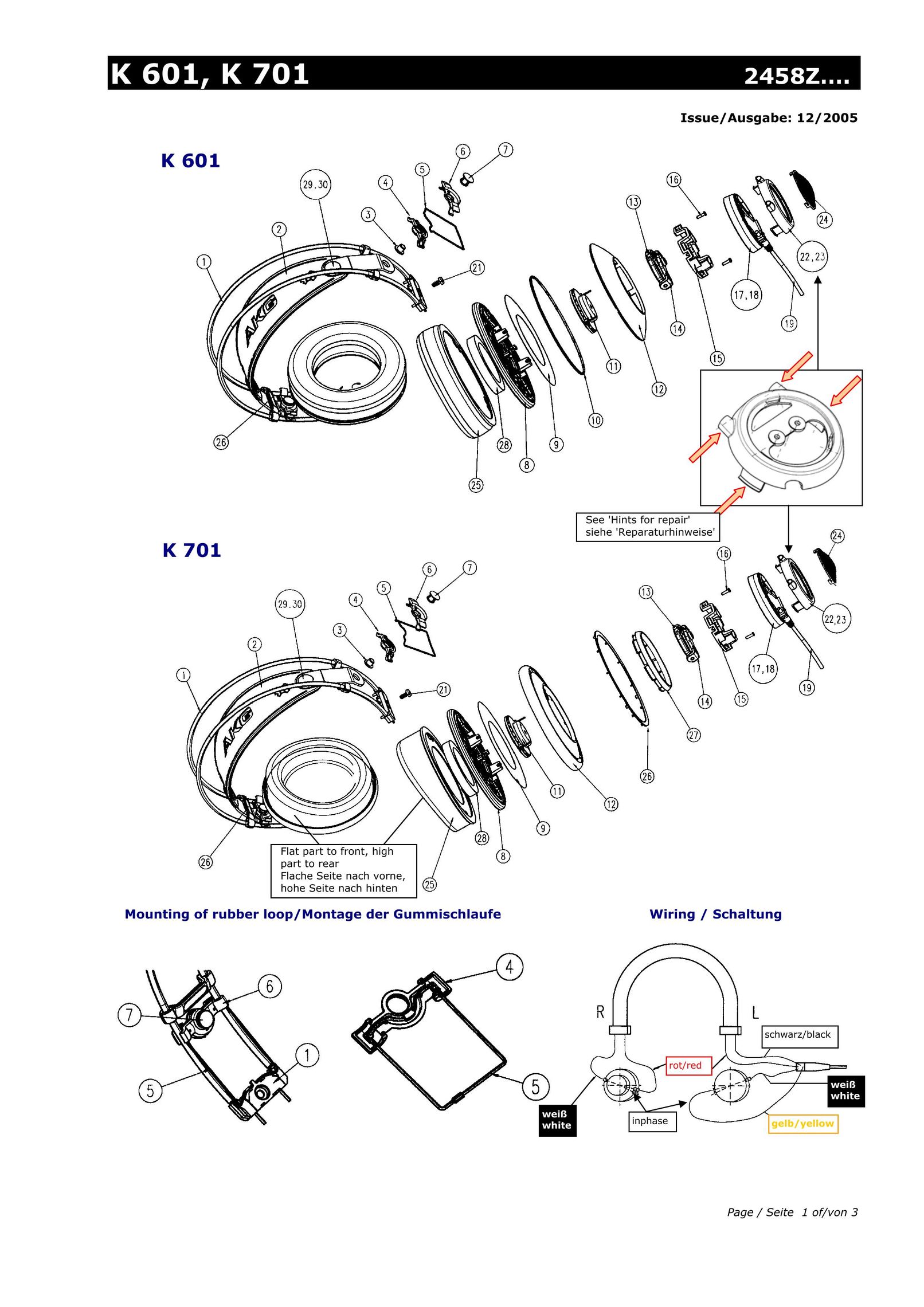 AKG Acoustics K 701 Headphones User Manual