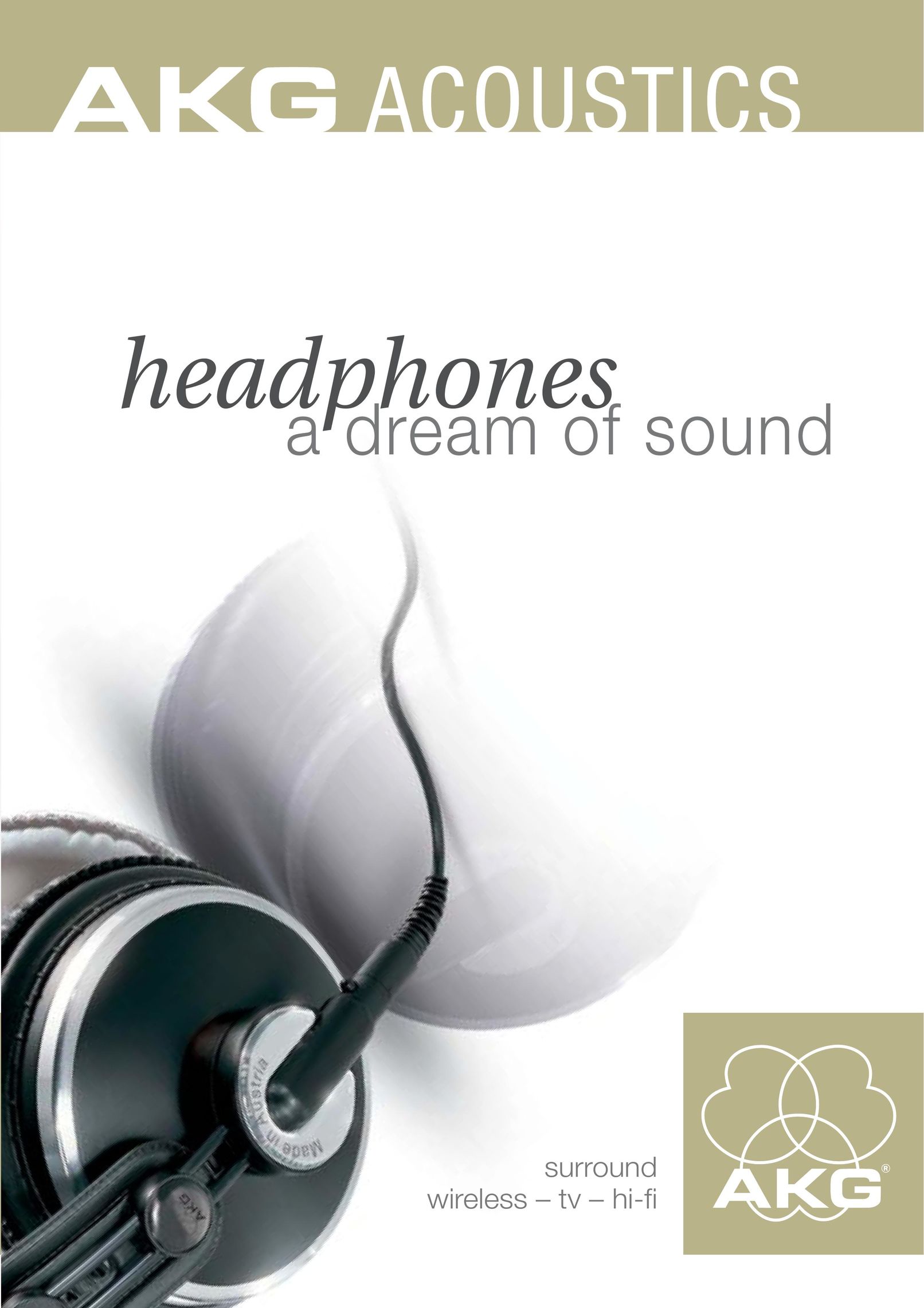 AKG Acoustics surround headphones Headphones User Manual
