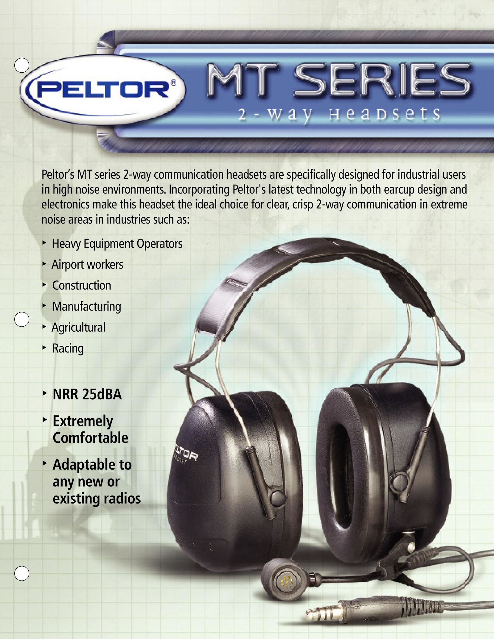 AOSafety MT Series Headphones User Manual