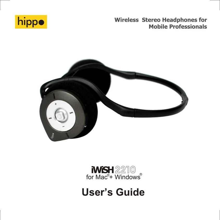 Apple 2210 Headphones User Manual
