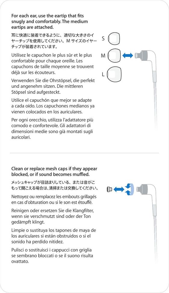 Apple ZM034-4941-A Headphones User Manual