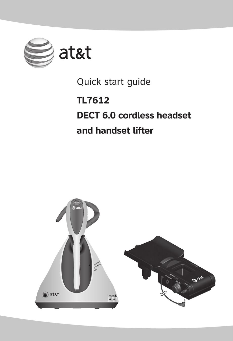 AT&T TL7612 Headphones User Manual