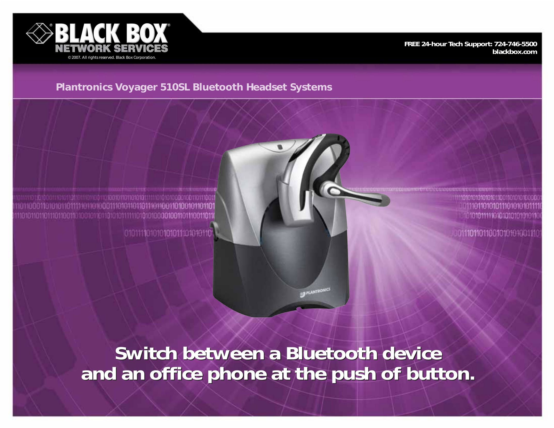 Black Box 510SL Headphones User Manual
