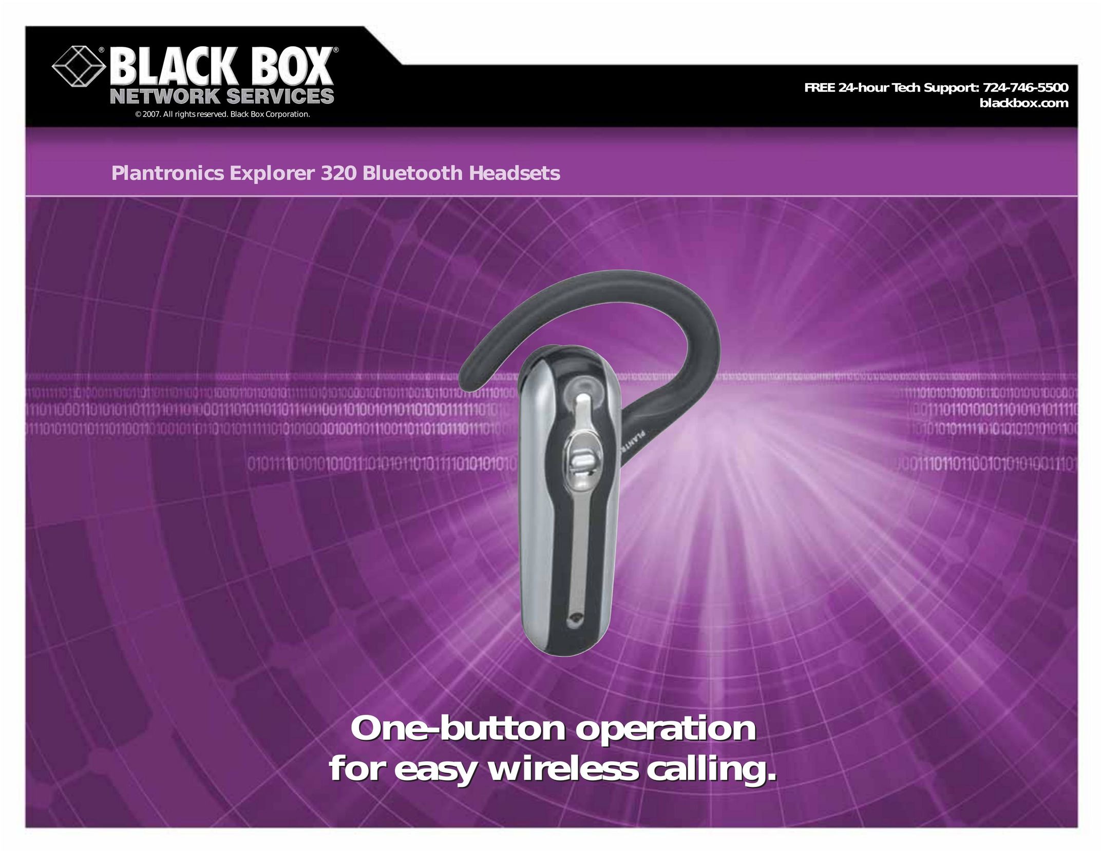 Black Box Explorer 320 Headphones User Manual