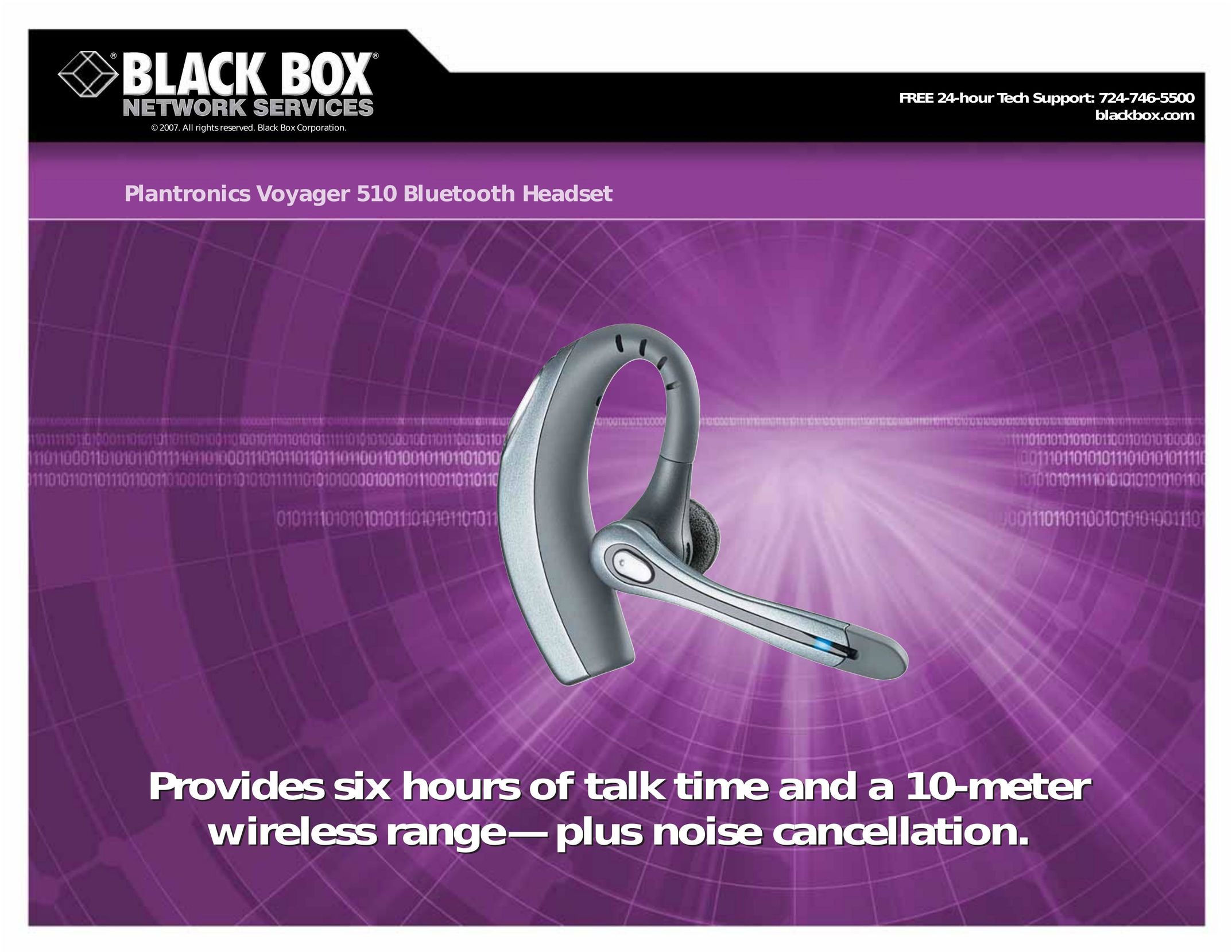 Black Box Voyager 510 Headphones User Manual