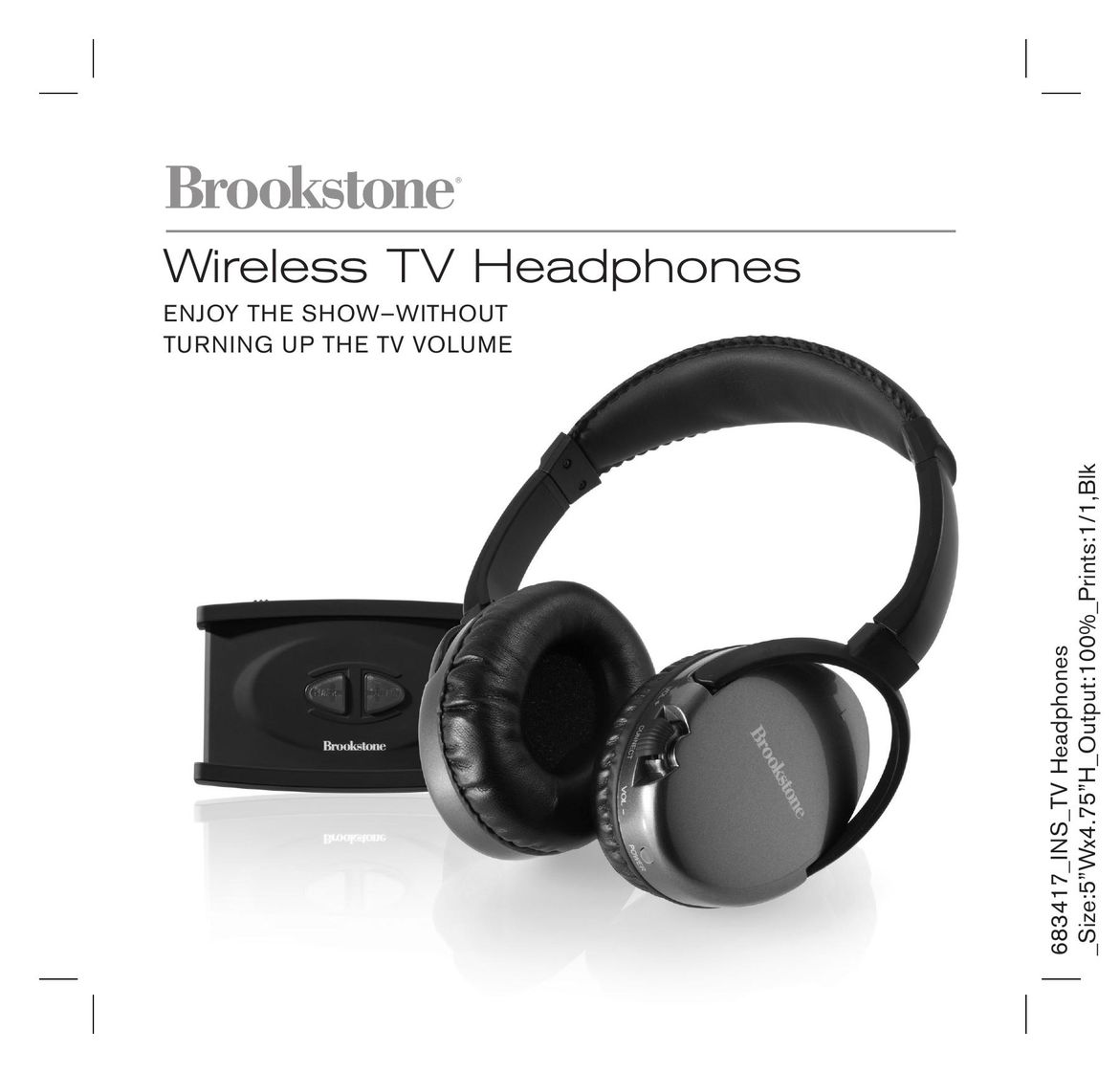 Brookstone 683417 Headphones User Manual