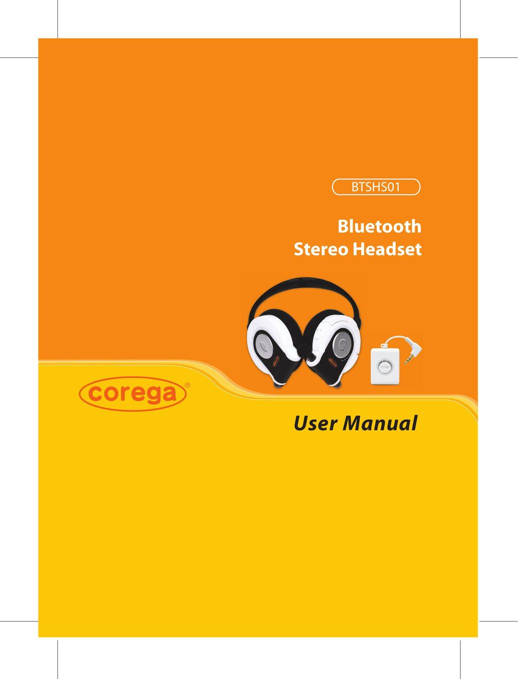 Corega BTSHS01 Headphones User Manual