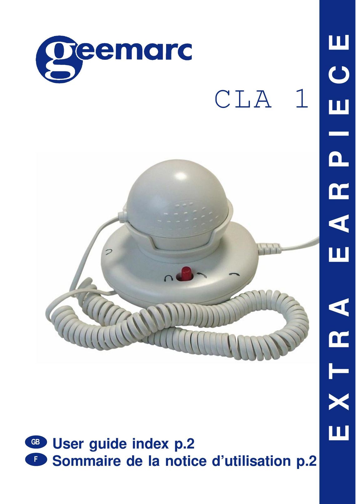 Geemarc CLA 1 Headphones User Manual