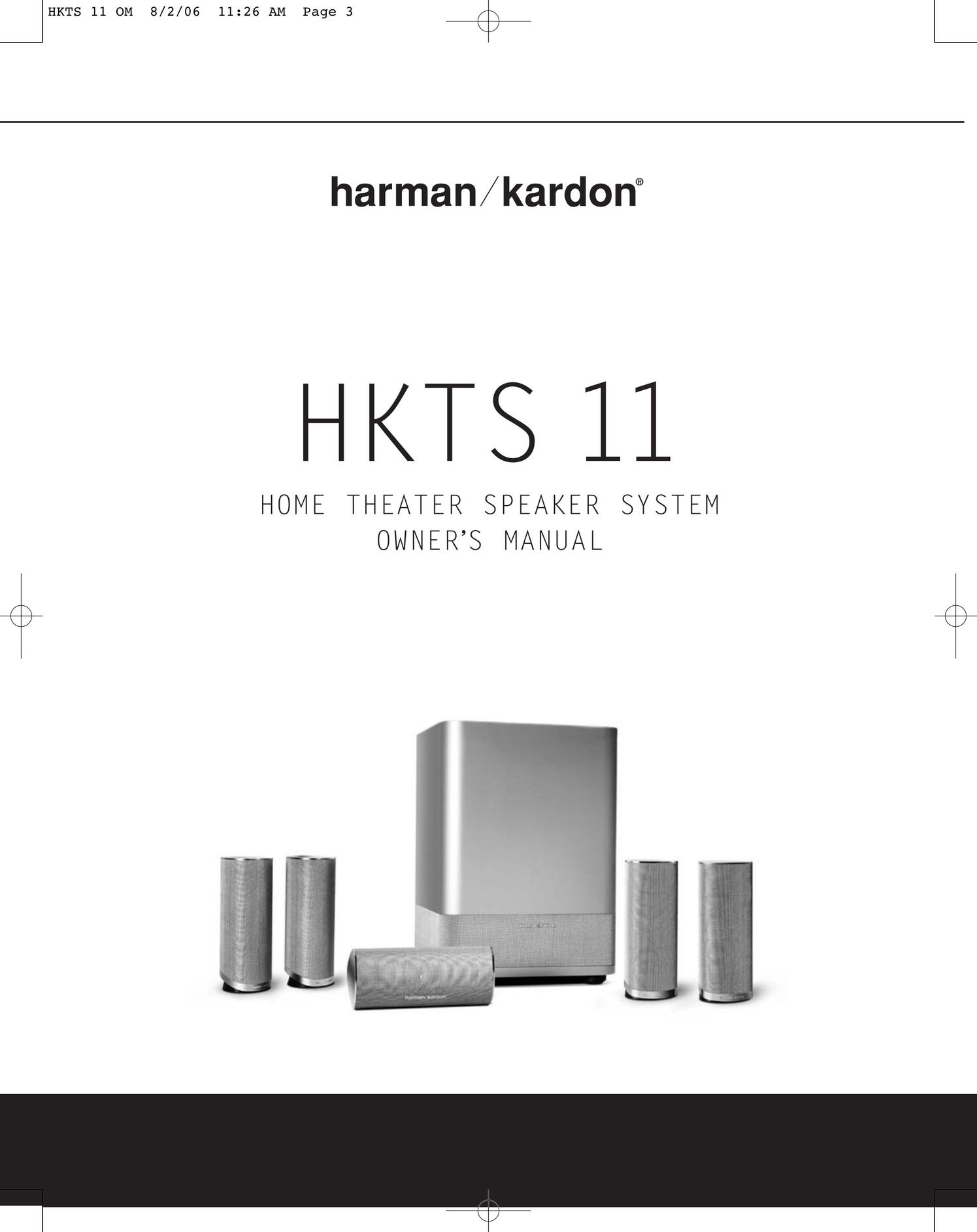 Harman-Kardon HKTS11 Headphones User Manual