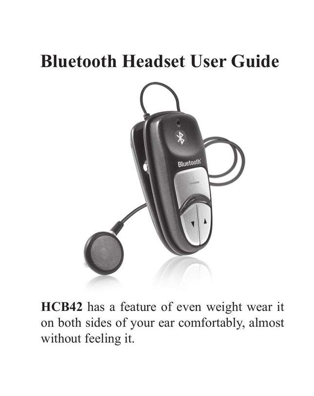 Huey Chiao HCB42 Headphones User Manual