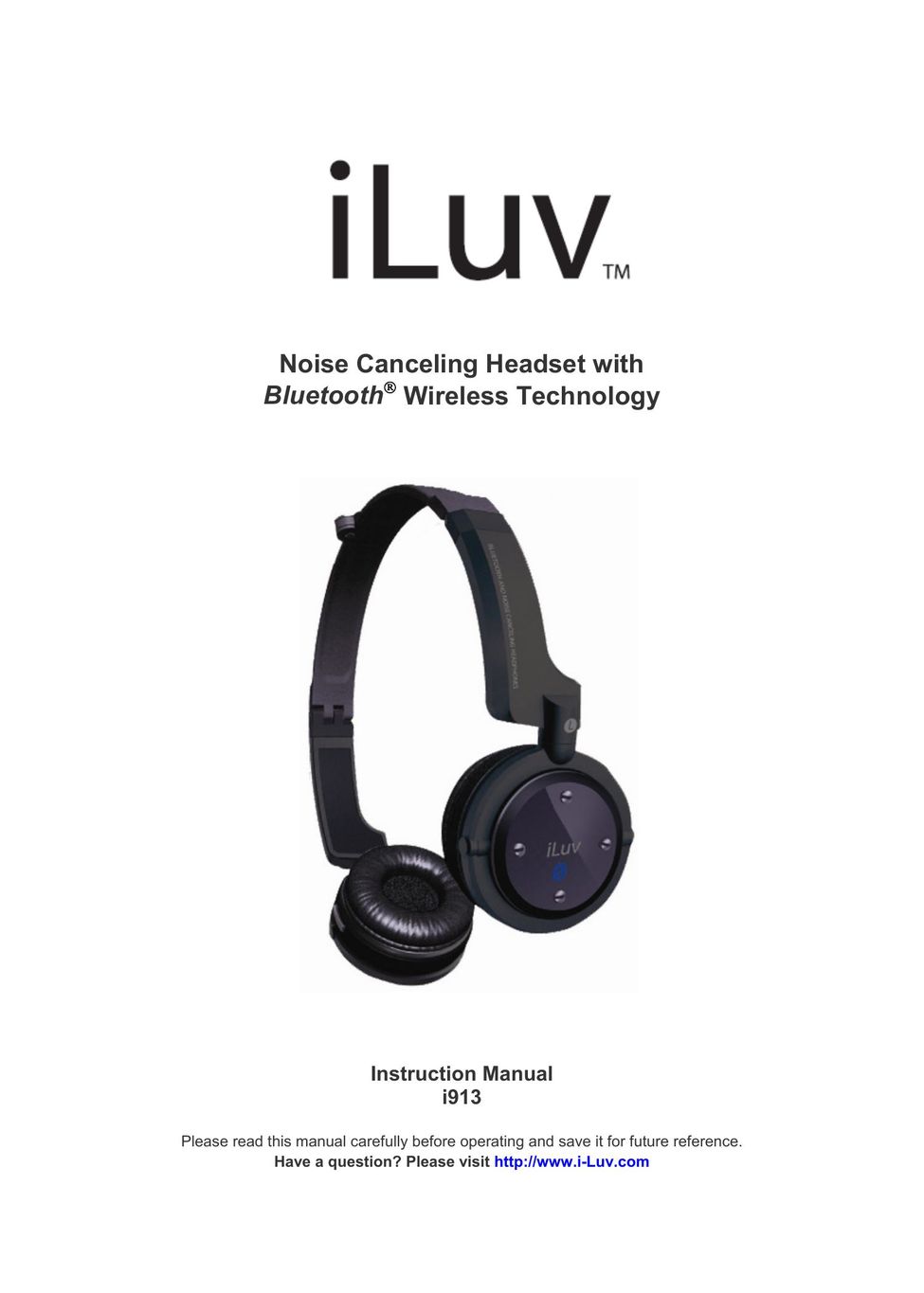 Iluv i913 Headphones User Manual