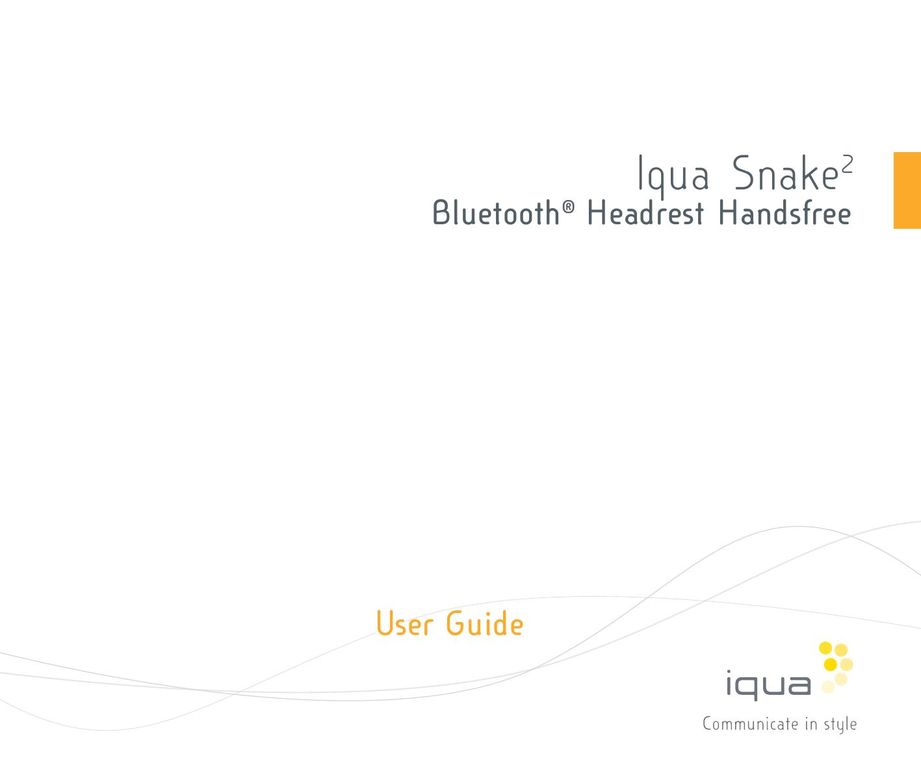 Iqua 2 Headphones User Manual