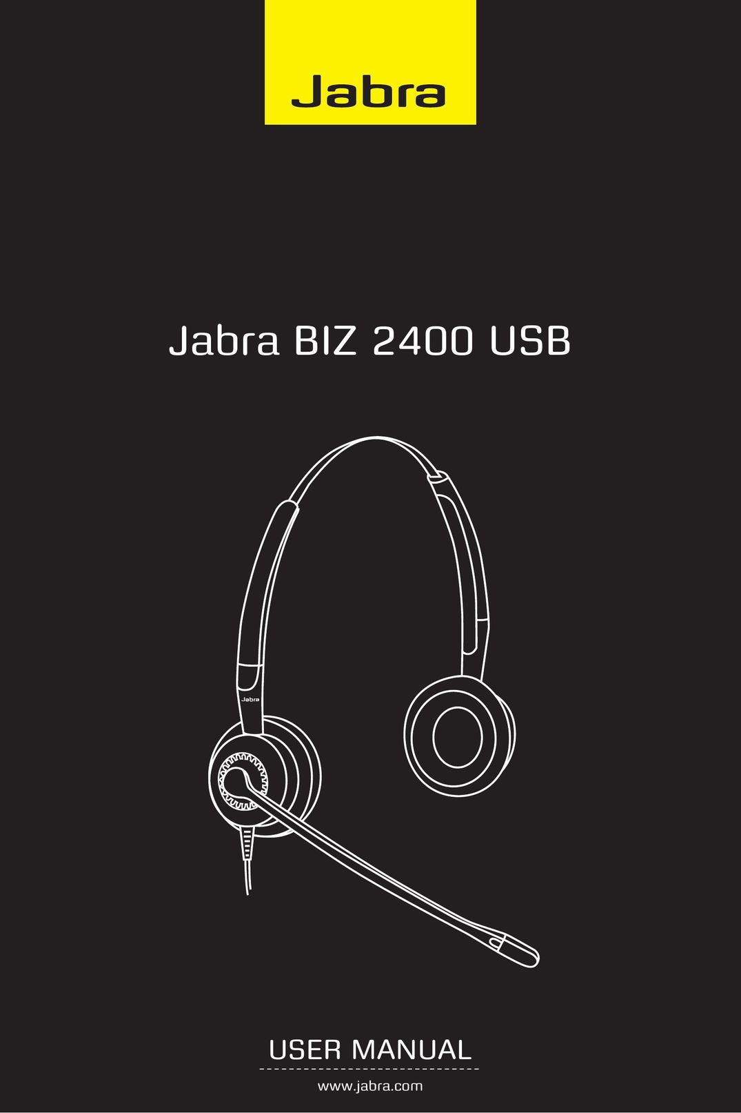 Jabra BIZ 2400 USB Headphones User Manual