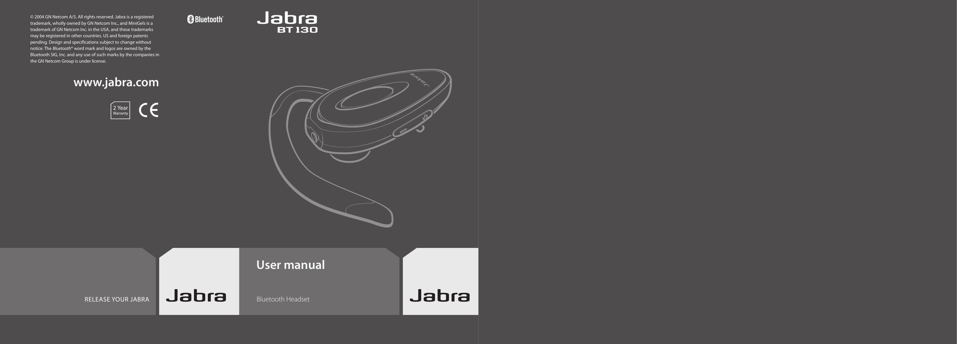 Jabra BT130 Headphones User Manual