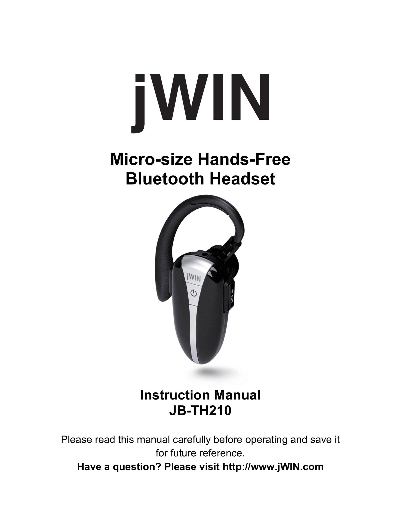 Jwin JB-TH210 Headphones User Manual