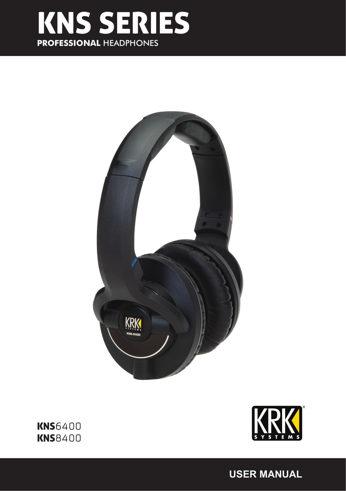 KRK KNS6400 Headphones User Manual