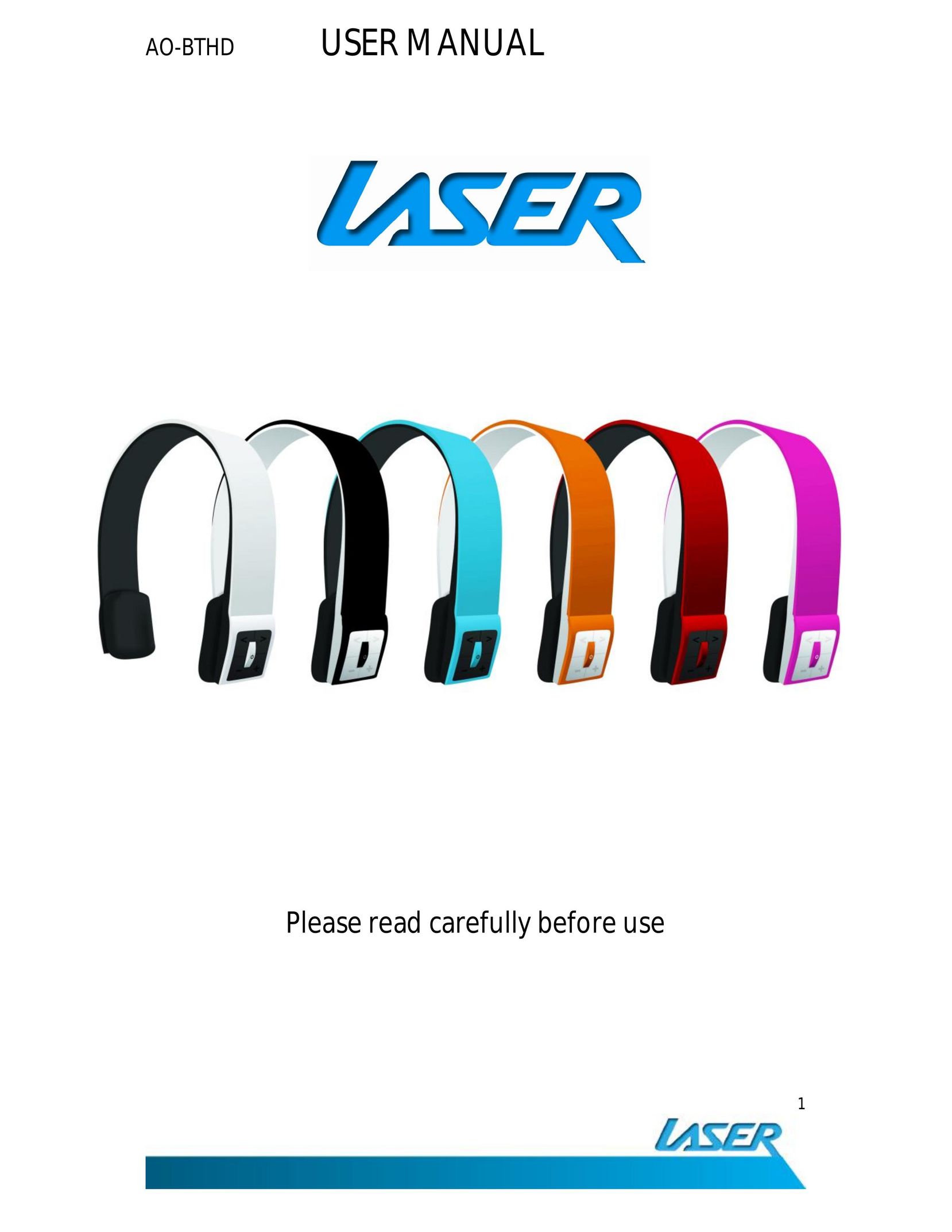 Laser AO-BTHD Headphones User Manual