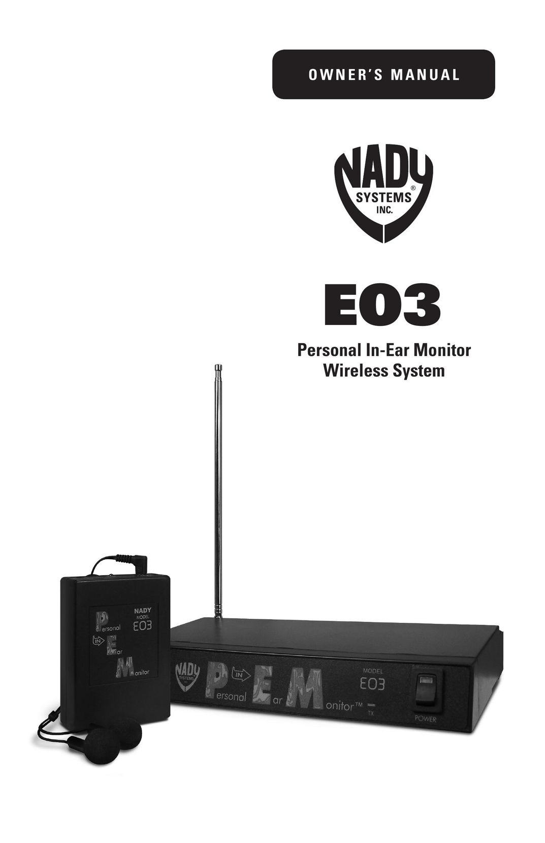 Nady Systems EO3 Headphones User Manual