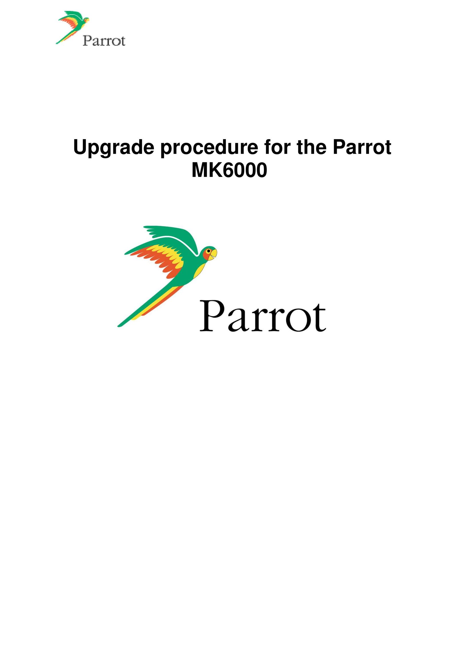 Parrot MK6000 Headphones User Manual