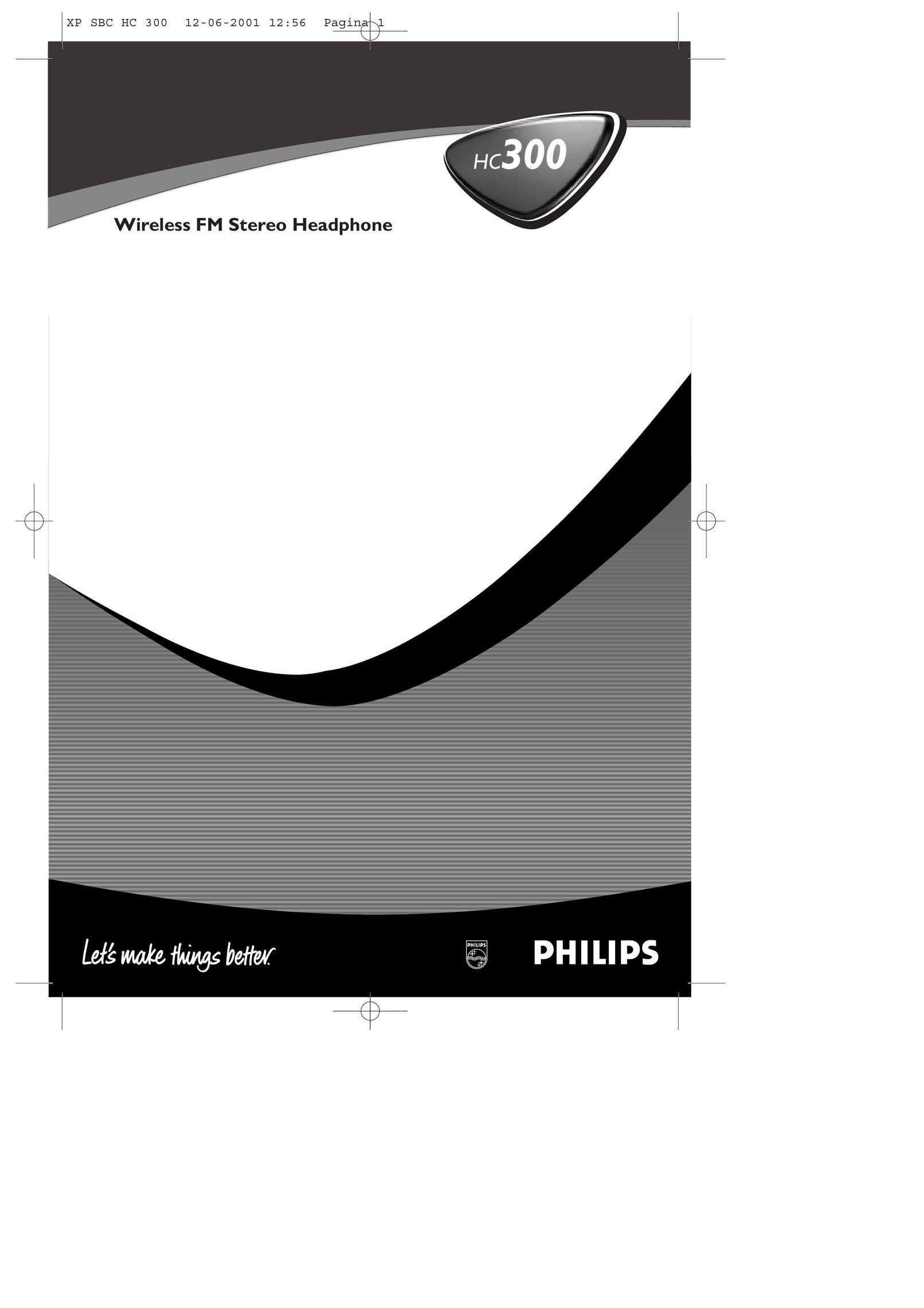 Philips HC300 Headphones User Manual