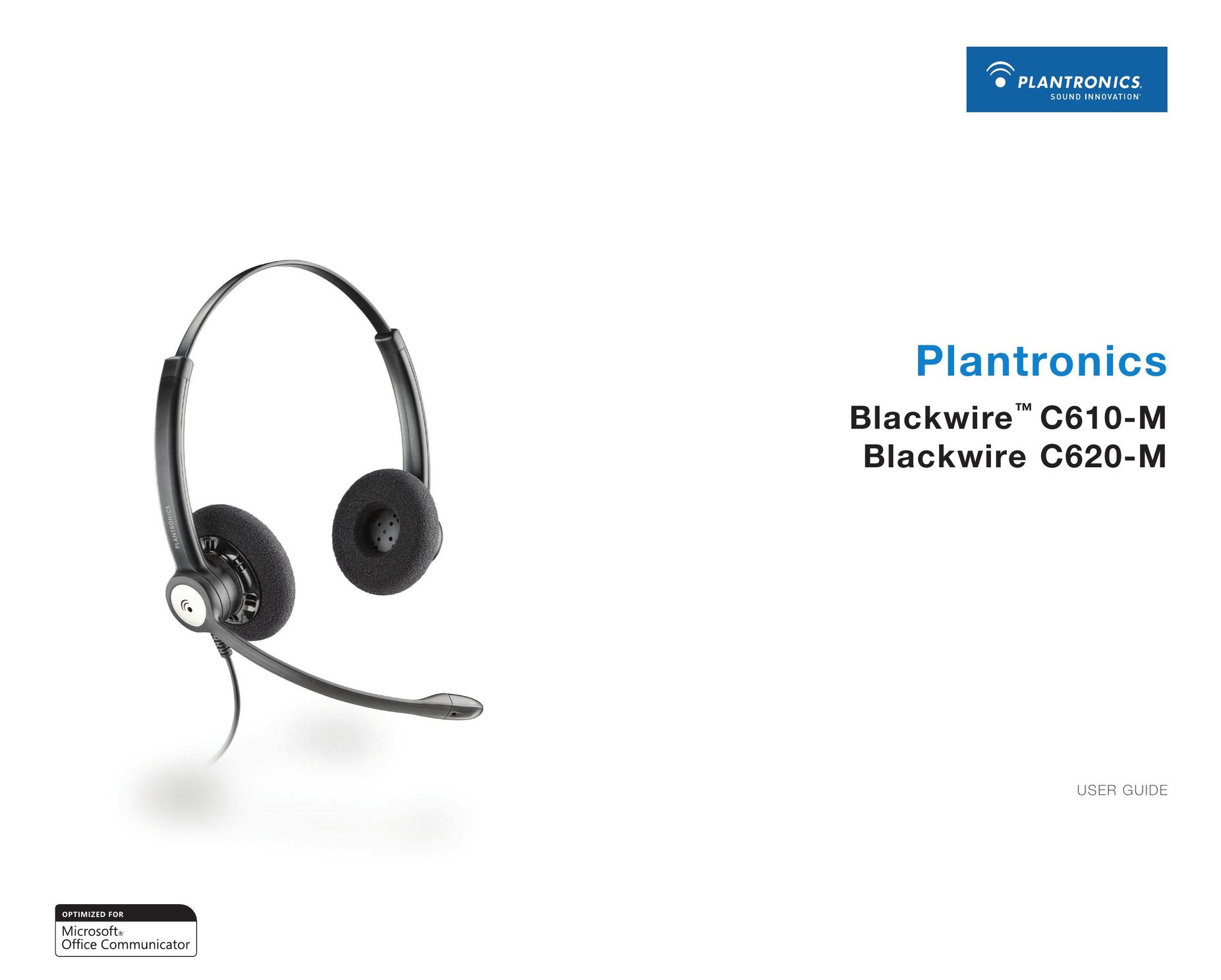 Plantronics C620-M Headphones User Manual